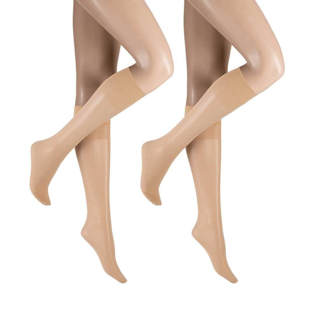 Hudson Feinkniestrümpfe Simply 20 To Go 2-Pack (2-Paar) Гольфы im Doppelpack aus 100% Polyamid