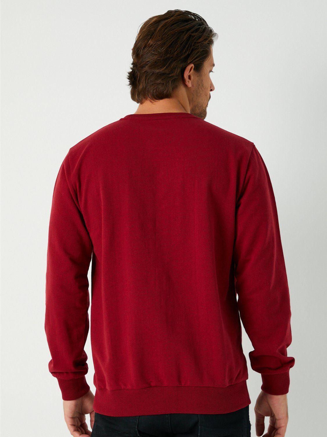 COMEOR Sweatshirt Herren Pullover bequeme Sweater (1-tlg) aus Baumwollmischung – Bild 5 von 5