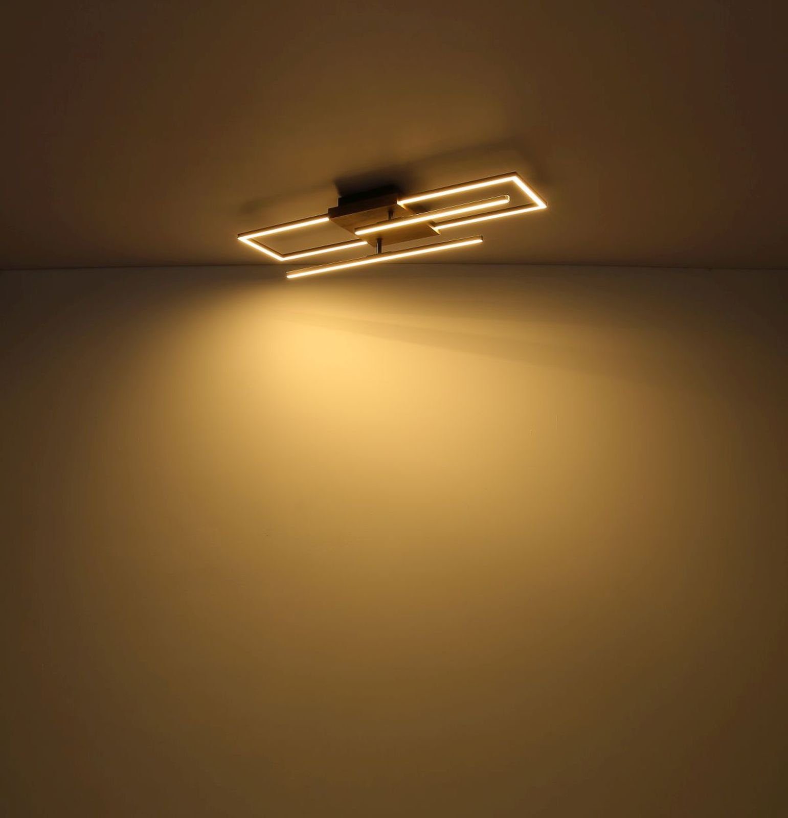 Globo Deckenleuchte Deckenlampe LED schwarz Deckenleuchte Wohnzimmer GLOBO Schlafzimmer
