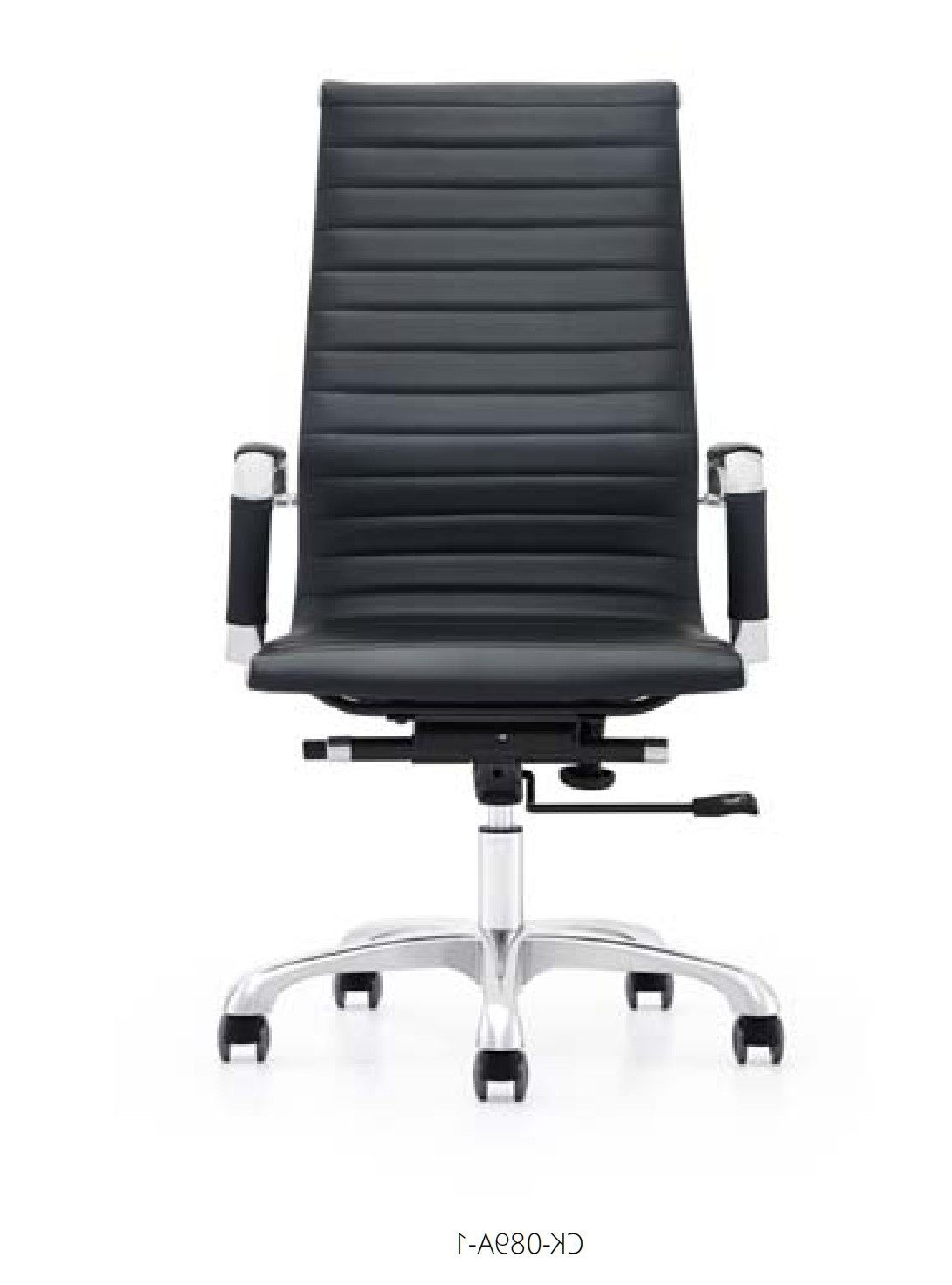 Xlmoebel Bürostuhl Beige Kunstleder Sessel mit Edelstahlrahmen von XLMOEBEL, Made in Europa