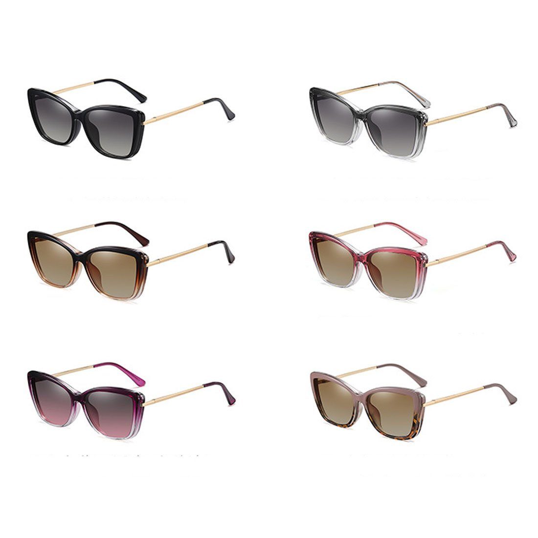 Sonnenbrille Trendige Sonnenbrille für magnetische Frauen,polarisierte DÖRÖY Sonnenbrille