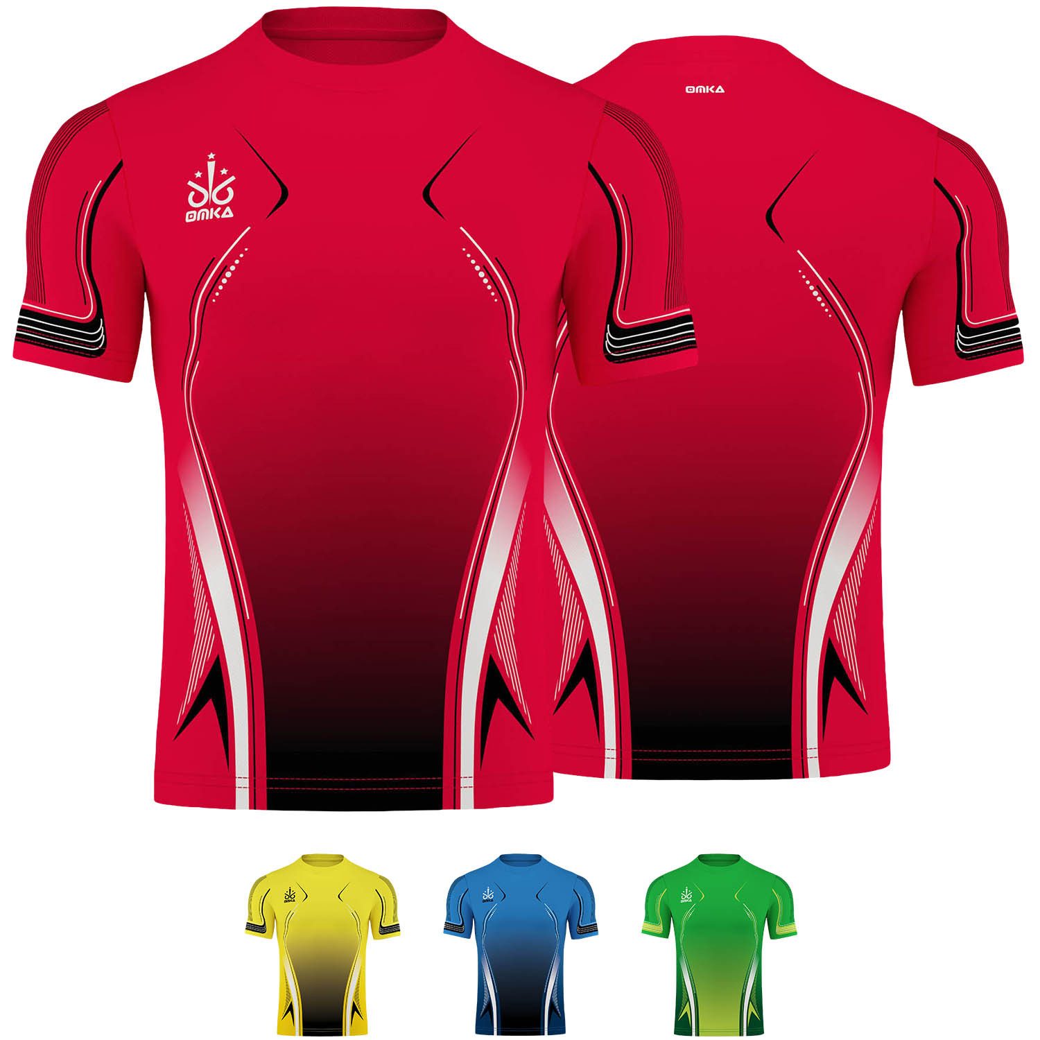 OMKA Fußballtrikot OK7216 5er Pack (Spar-Set, 5er-Pack) OMKA 5er Trikot Teamsport Teamwear Fantrikot Shirt Jersey