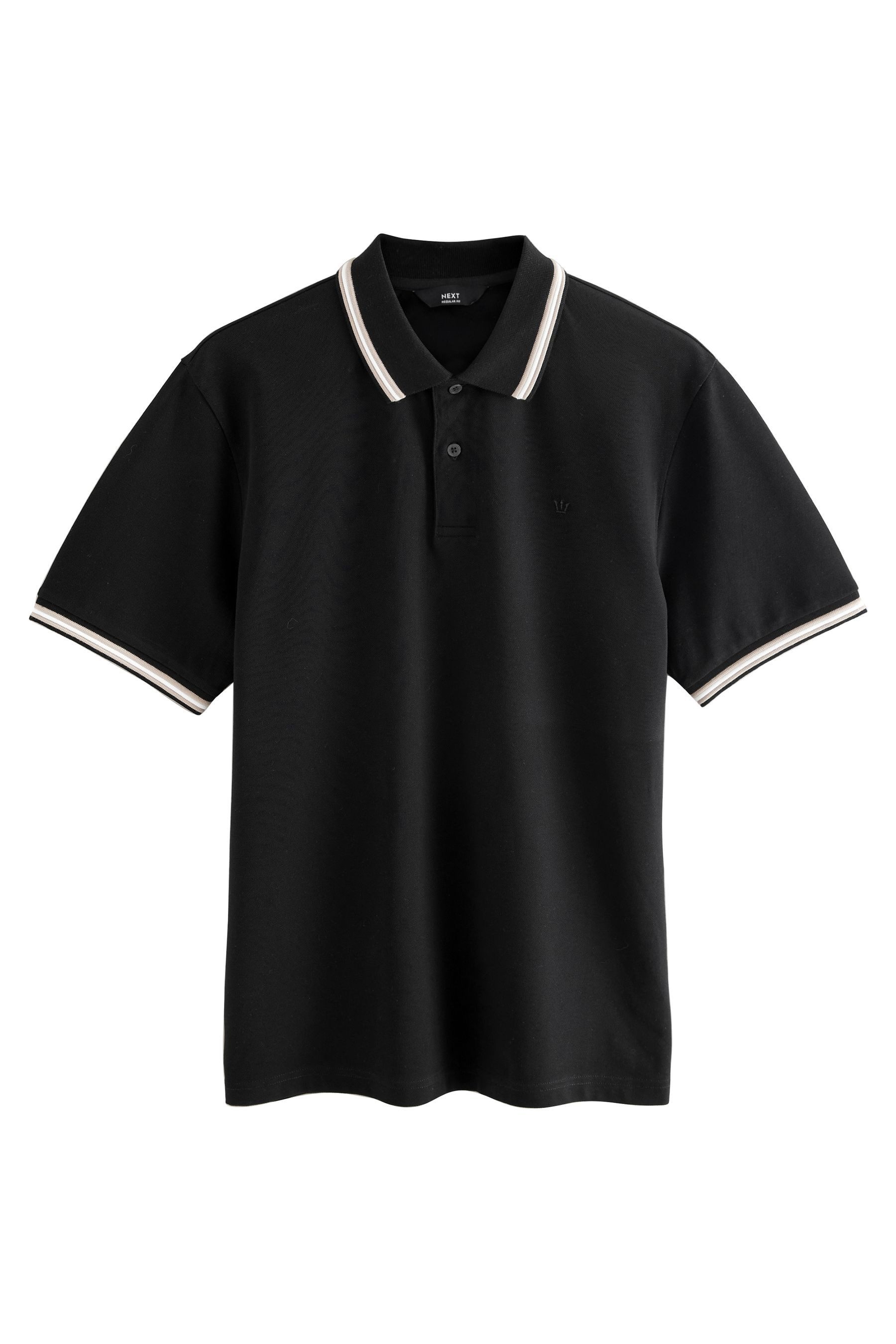 Next Poloshirt Poloshirt mit breitem Bruststreifen (1-tlg) günstig online kaufen