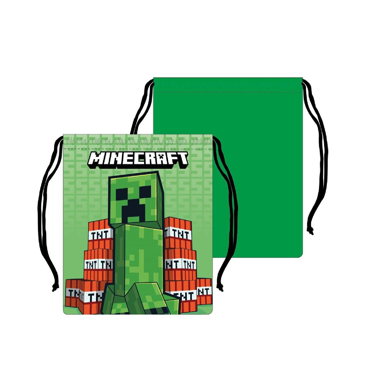 Minecraft Turnbeutel Minecraft Lunch-Tasche 26,5cm Kinder Brottasche Creeper (1-tlg)