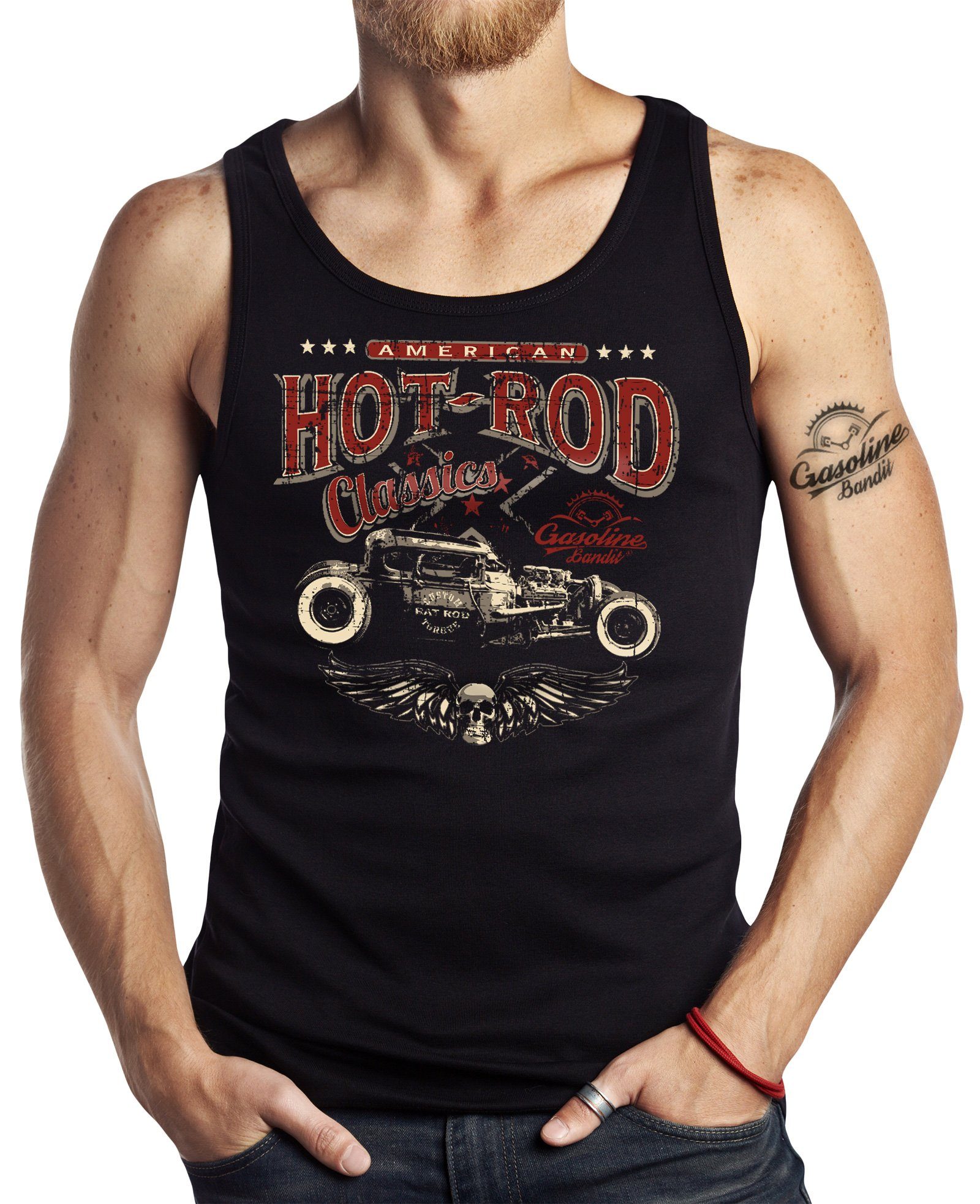 Tanktop für Hot-Rod Biker Racer Fans: American Classics