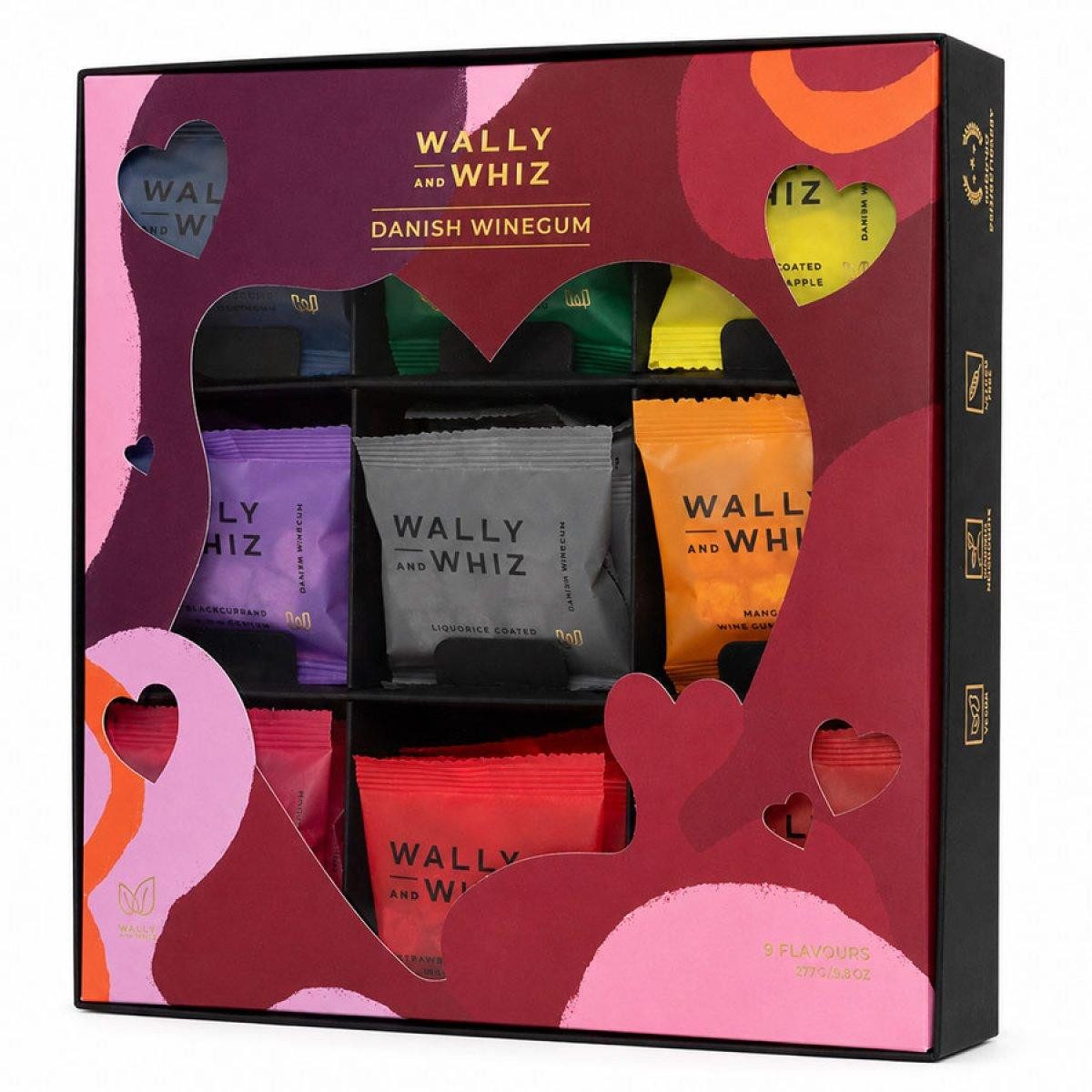 Wally & Whiz Süßigkeit Fruchtgummi Love Selection Box Geschenkbox (27-teilig) (297g)