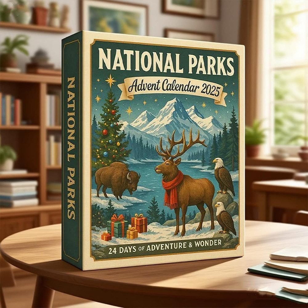 CLTYQ Spielzeug-Adventskalender Nationalparks Adventskalender 2025, 24-Tage günstig online kaufen