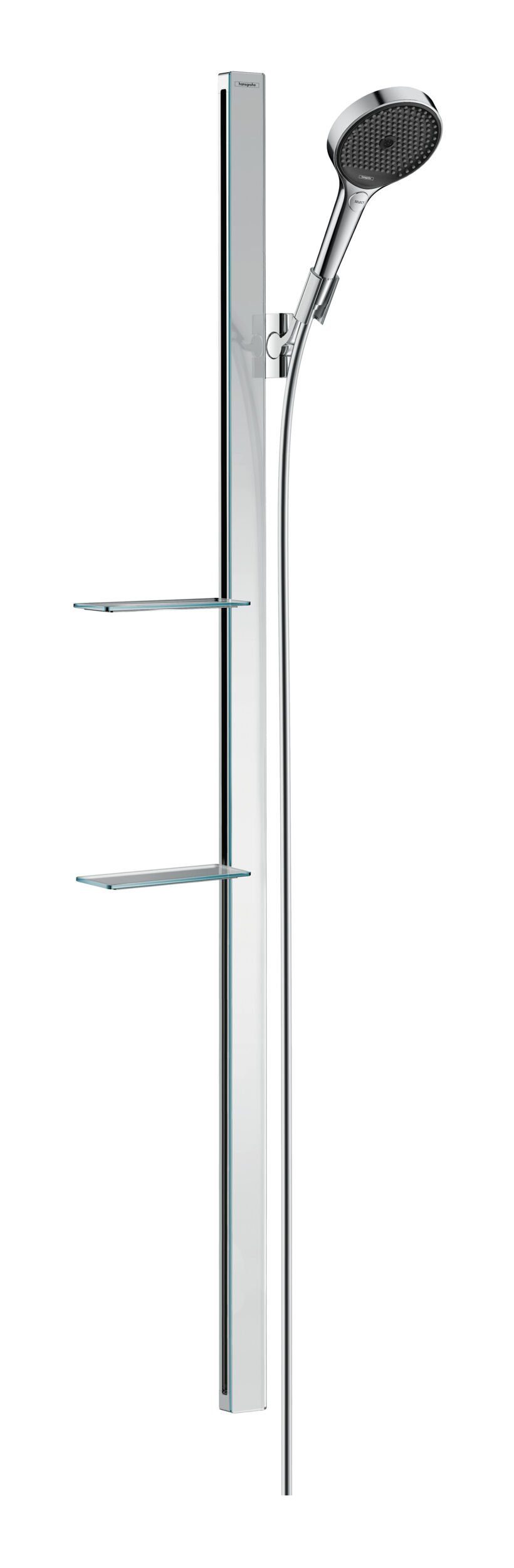 hansgrohe Stangenbrause-Set Rainfinity, 3 Strahlart(en), Brausehalterset 130 3jet EcoSmart m. Brausestange 1500 mm