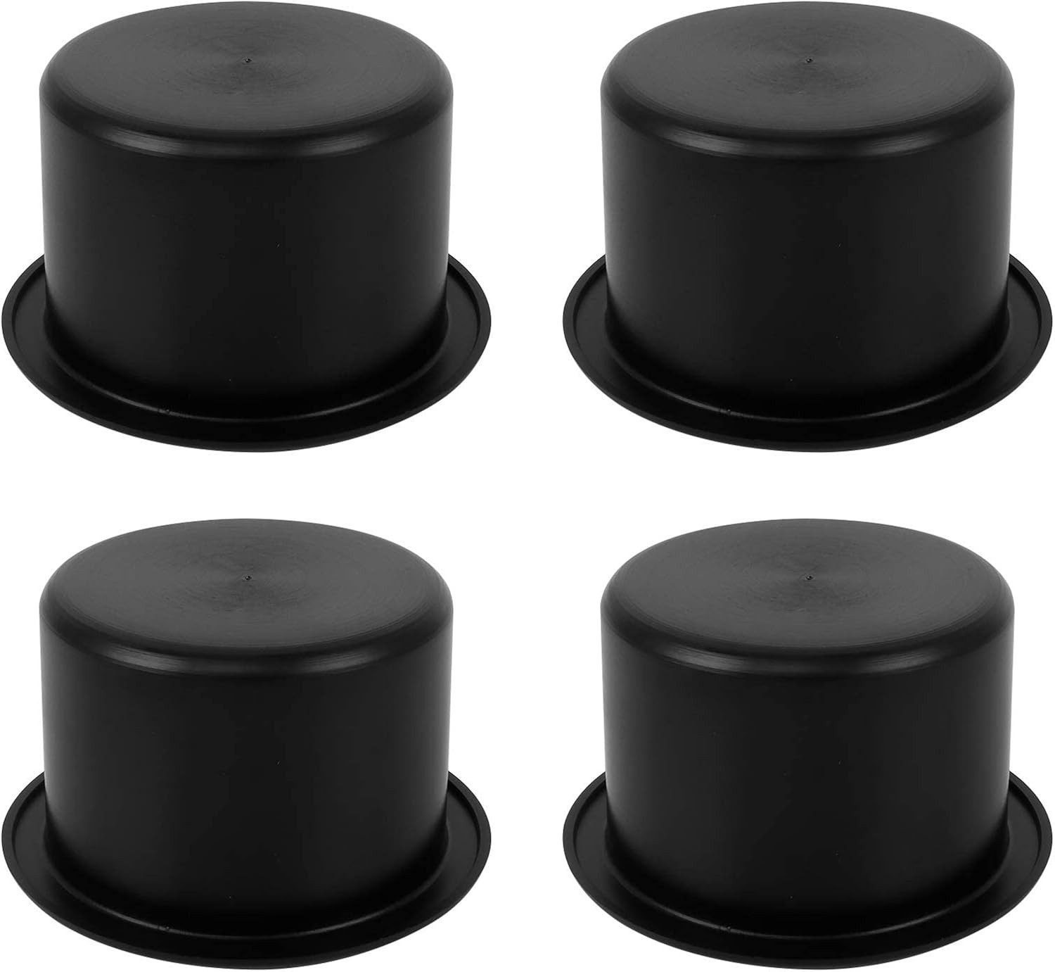 FELIXLEO Motorhalterung 4 Stück Becherhalter Kunststoff 79mm Sofa Auto Schwarz (1-St)