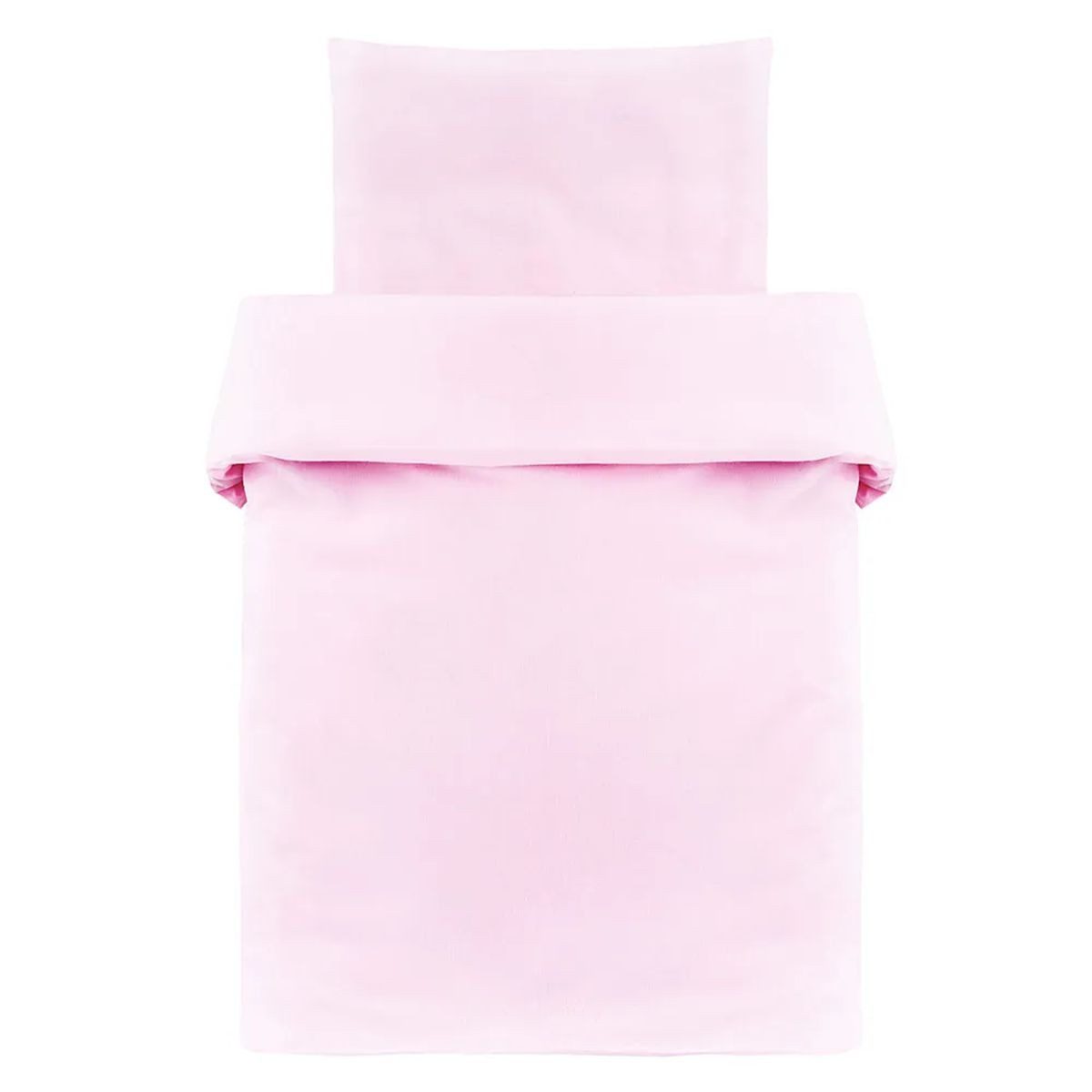 Makian Kinderbettwäsche Uni Rosa, Baumwolle, Kinderbettwäsche günstig online kaufen