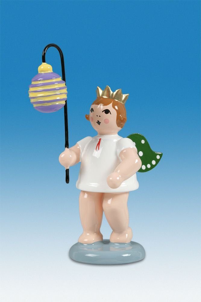 Echte Rose In Glas Engelfigur - Premium Geschenkbox Für Besondere Anlässe