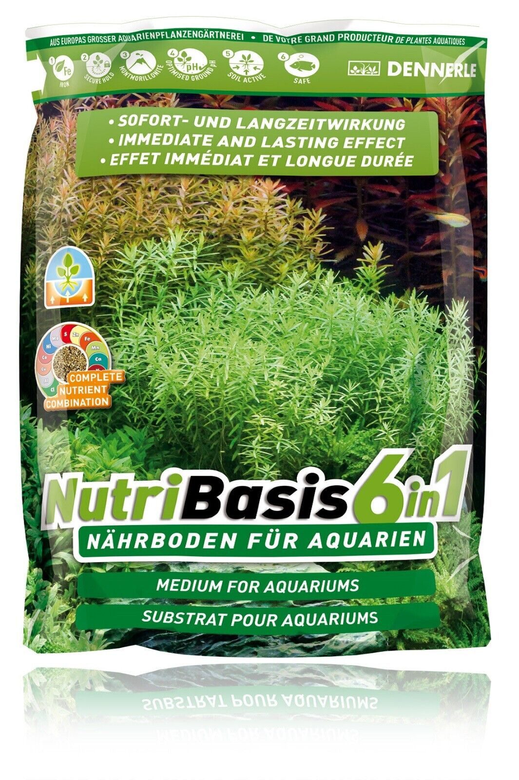 Aquarien-Substrat Dennerle NutriBasis 6in1 4,8 kg