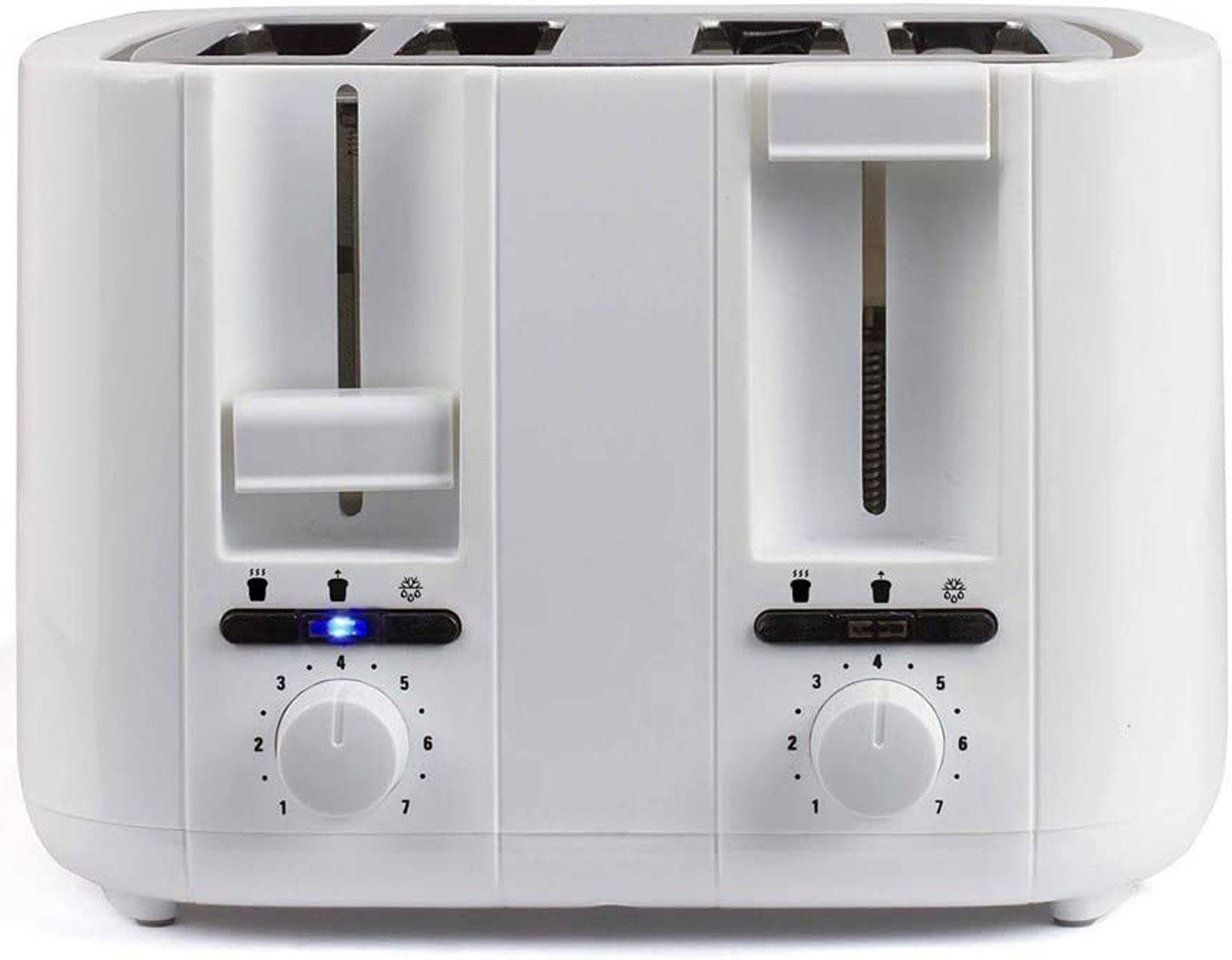 LIVOO Toaster LIVOO 4-Scheiben-Toaster Toastgerät 1500 Watt LED Toastautomat