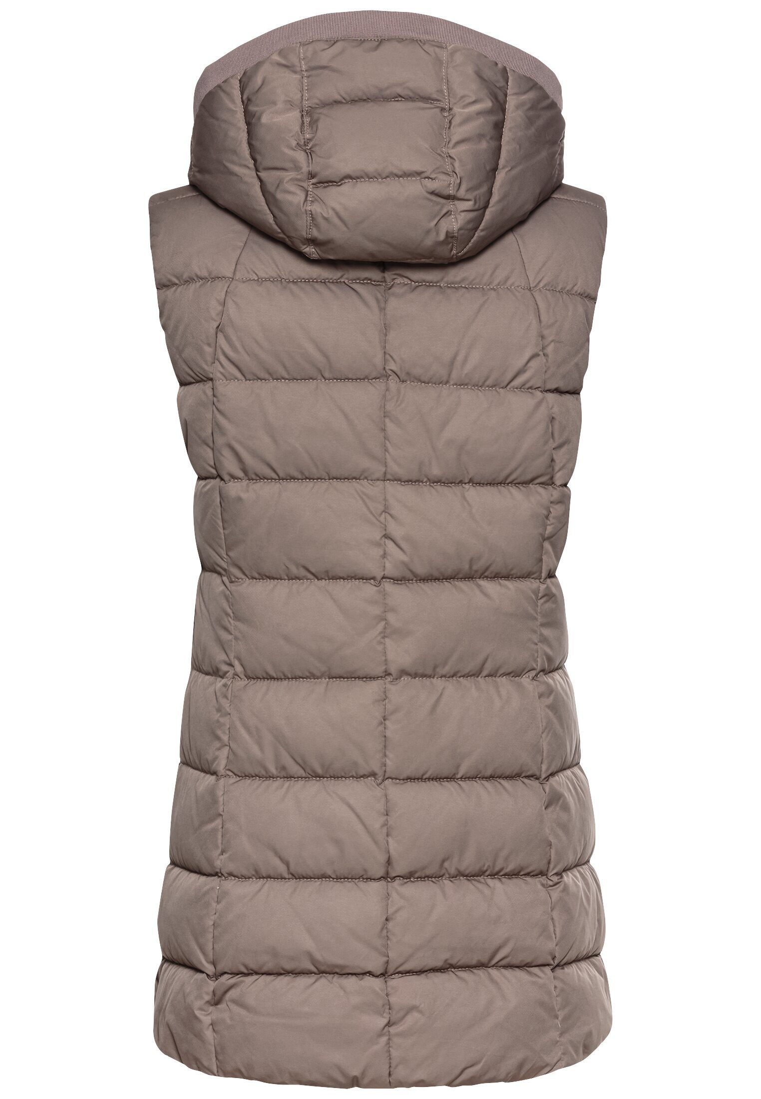 camel active Longweste Lange Weste mit Kapuze günstig online kaufen