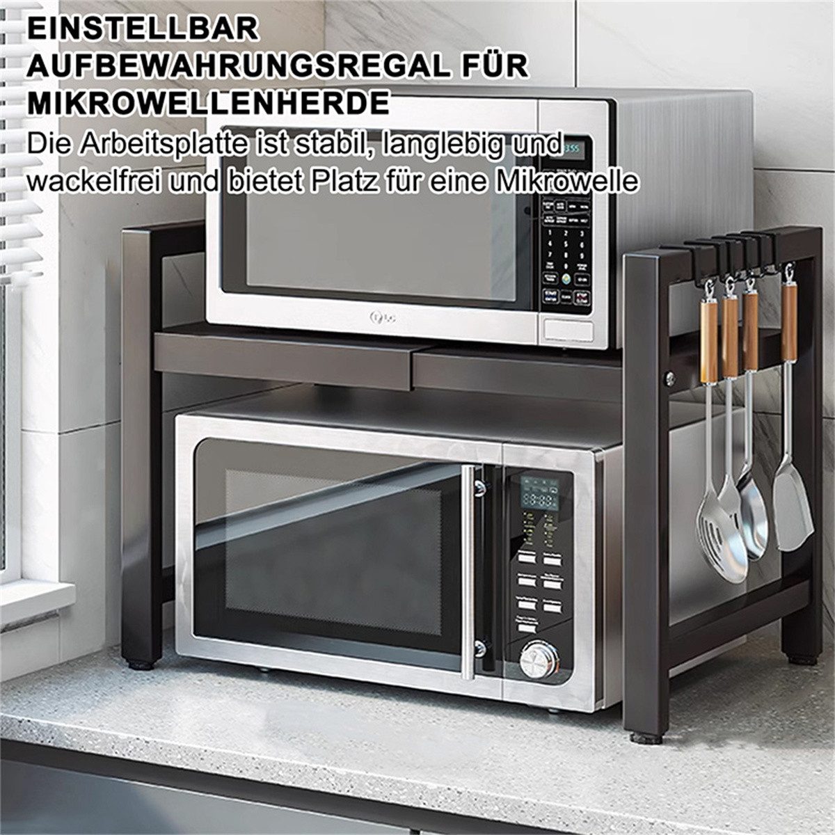 MODFU Küchenregal Mikrowellenregal Mikrowellen Regal Bäckerregal günstig online kaufen