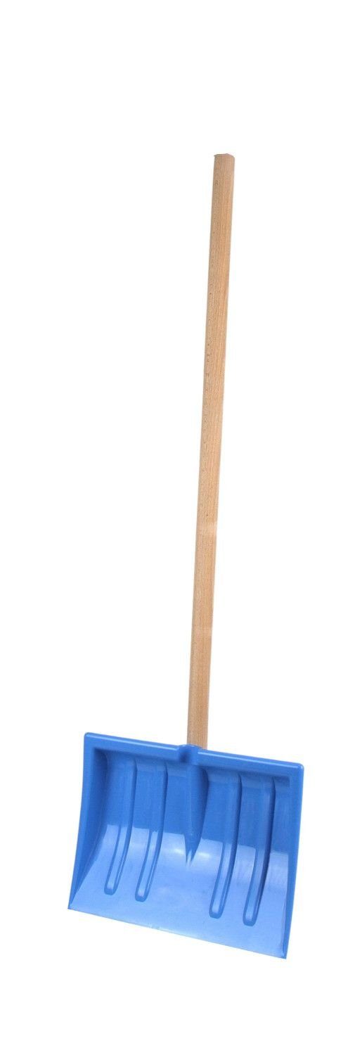 Prosperplast Kinder-Spaten Kinder Schneeschieber blau mit Holzstiel Schnees günstig online kaufen