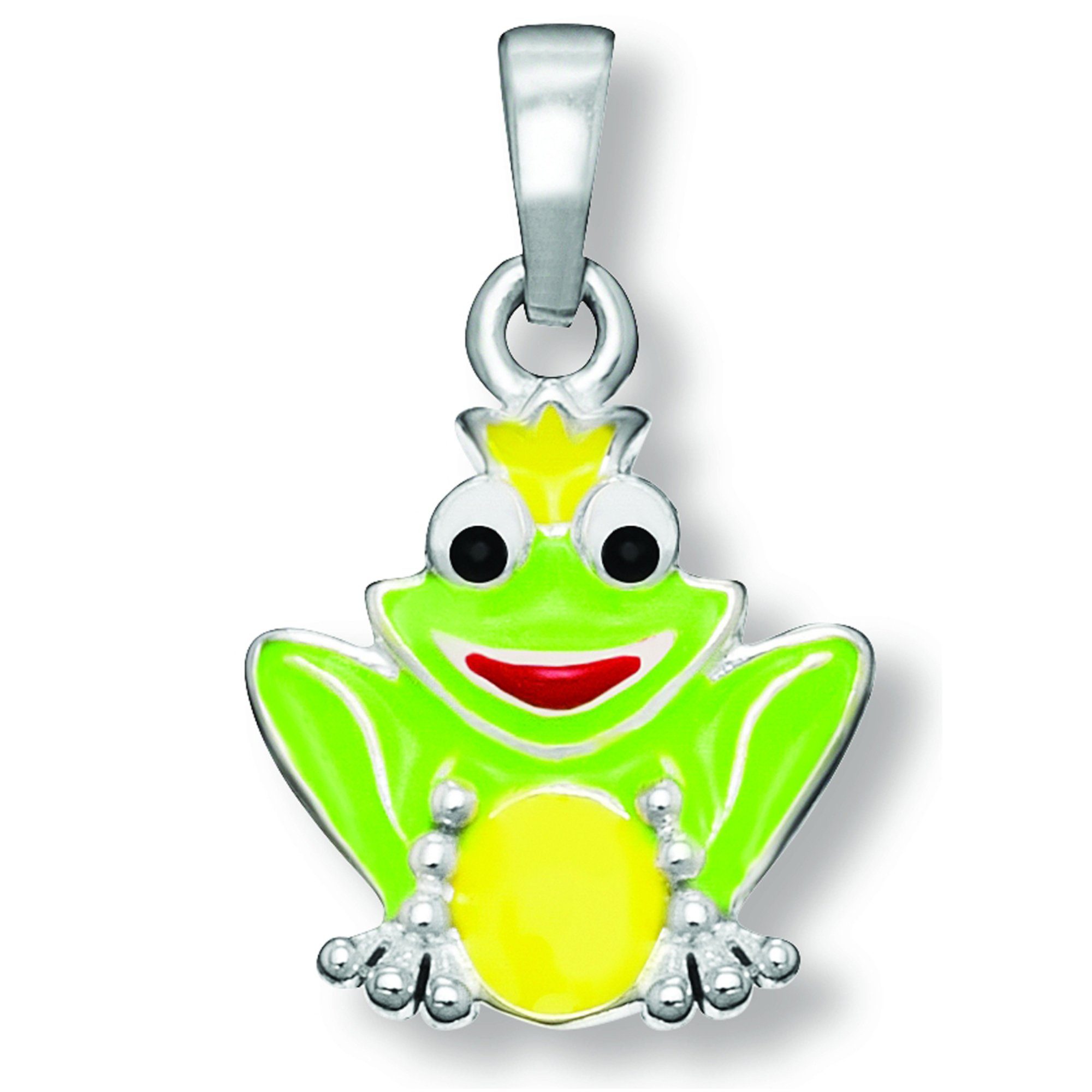 Froschkönig Silber Froschkönig Damen Silber, Anhänger ELEMENT ONE aus Schmuck Kettenanhänger 925