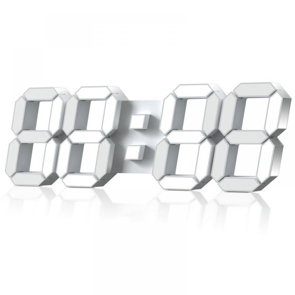 Jormftte Wanduhr LED Wanduhr Digital Wecker (dekorative Uhr) | Wanduhren