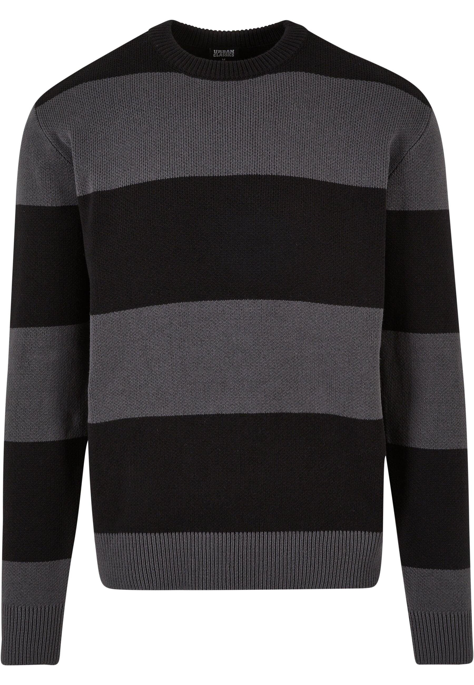 URBAN CLASSICS Rundhalspullover Urban Classics Herren Heavy Oversized Striped Sweatshirt (1-tlg)