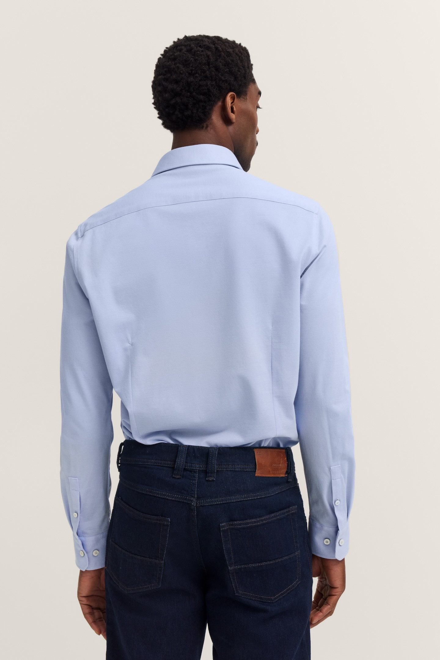 bugatti Langarmhemd Modern Fit mit Kent-Kragen günstig online kaufen