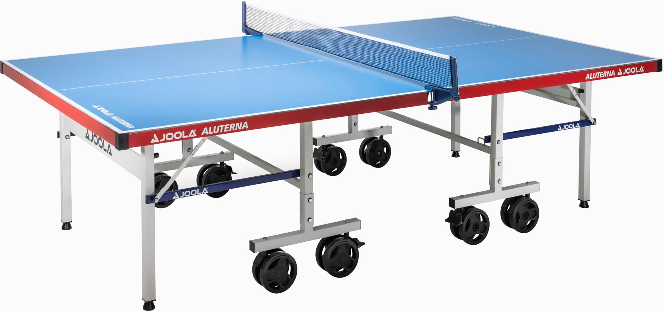 Joola Tischtennisplatte JOOLA Tischtennisplatte Aluterna (9-tlg), doppelte Kippsicherung