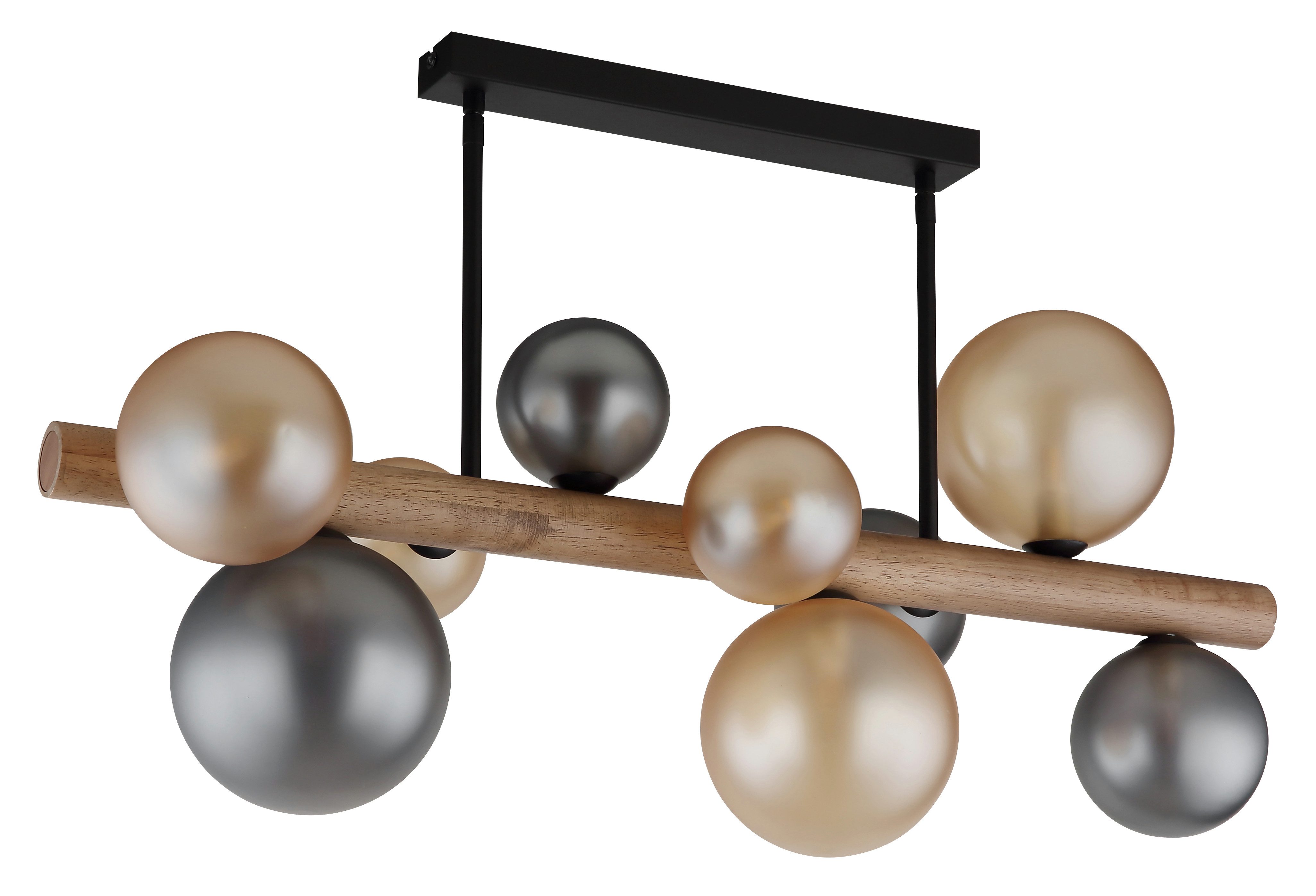 GLOBO LIGHTING Deckenleuchte RIHA, ohne Leuchtmittel, Deckenlampe Wohnzimmer-Leuchte Schlafzimmer-Leuchte Flur Küche