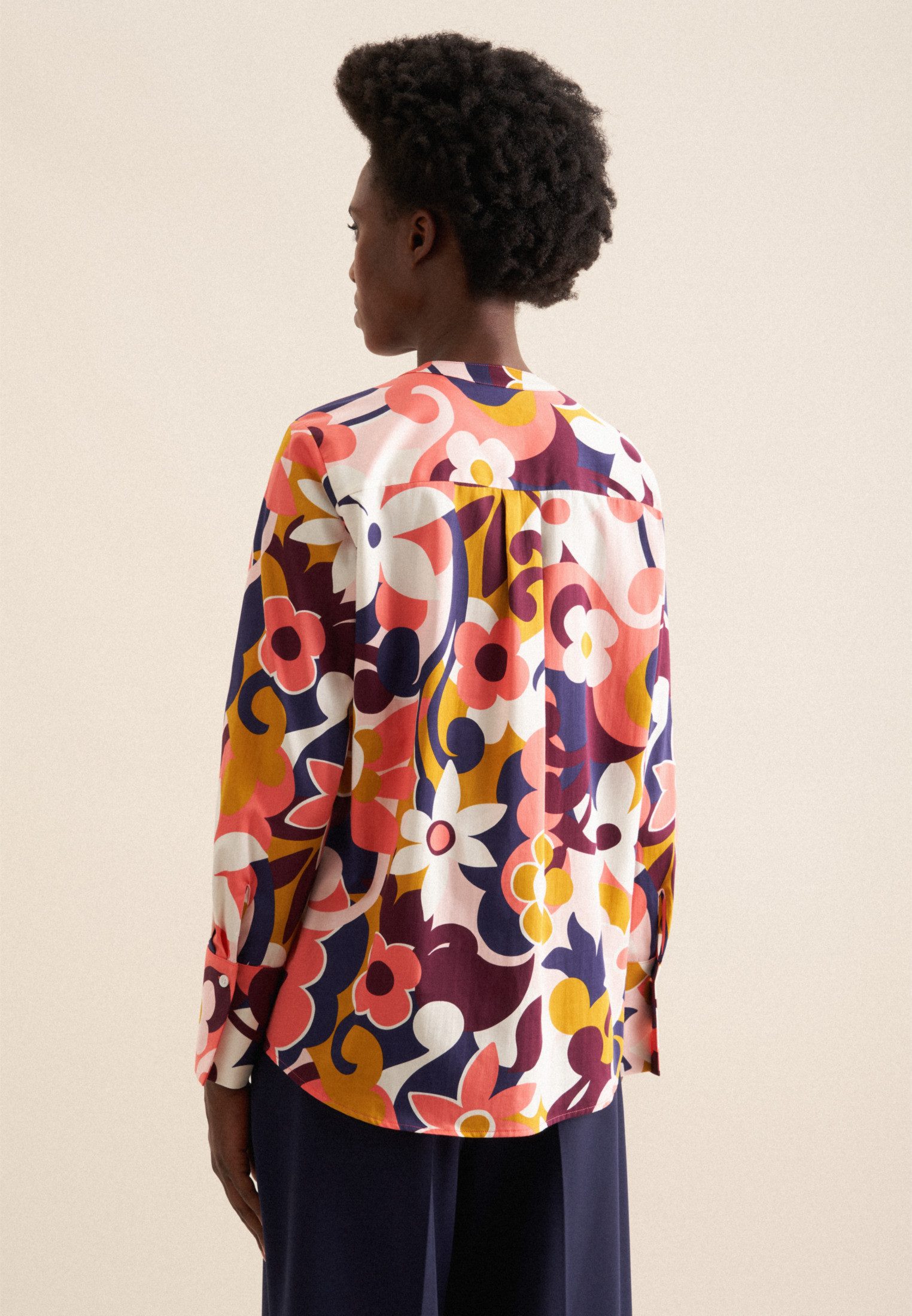 seidensticker Klassische Bluse Schwarze Rose Tunika günstig online kaufen