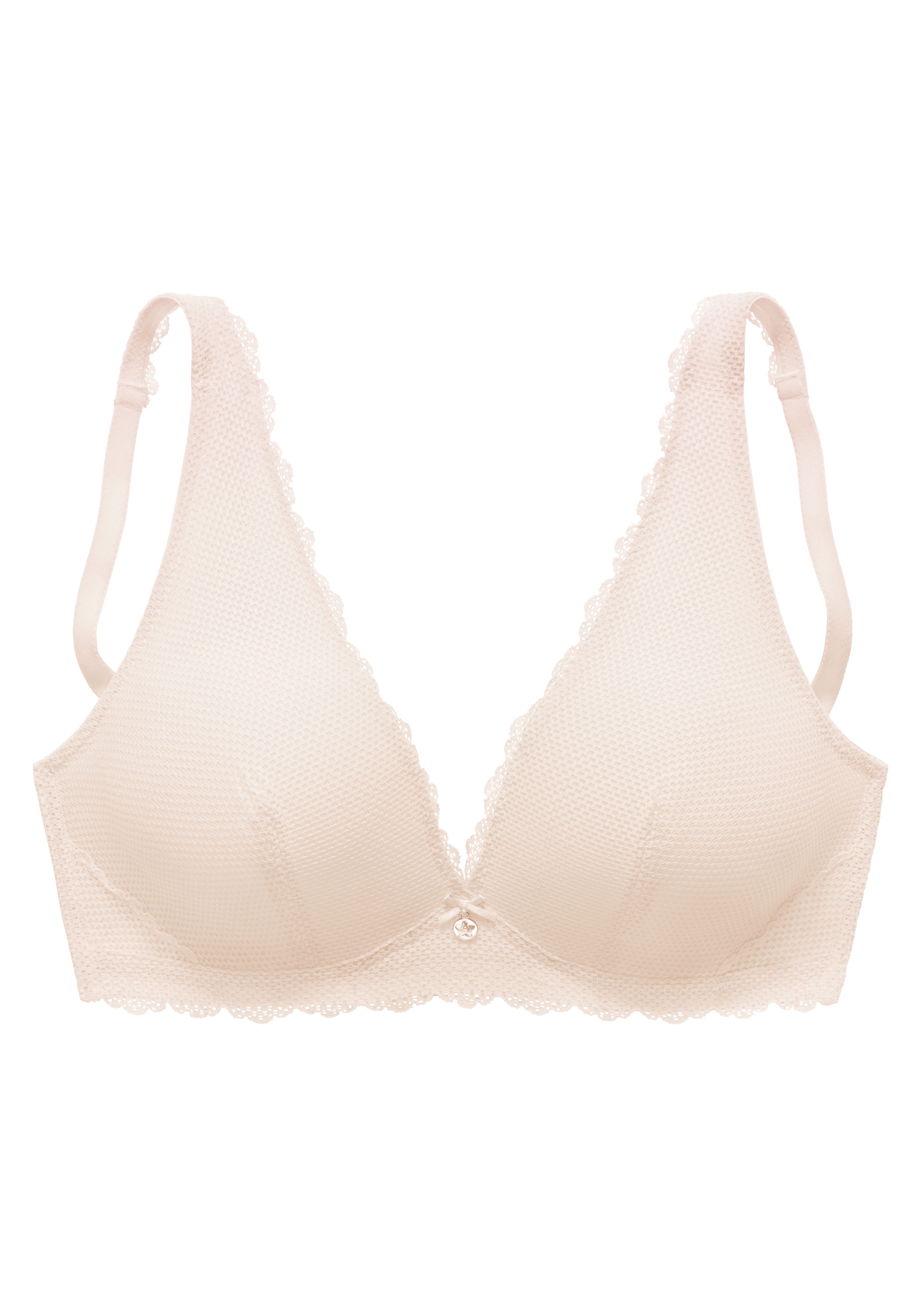Vivance by Lascana Bralette-BH, BH ohne Bügel, Spitzen-BH im High-Apex Design als Dessous-Set kombinierbar, sexy Dessous, sexy Unterwäsche Damen – Bild 2 von 5