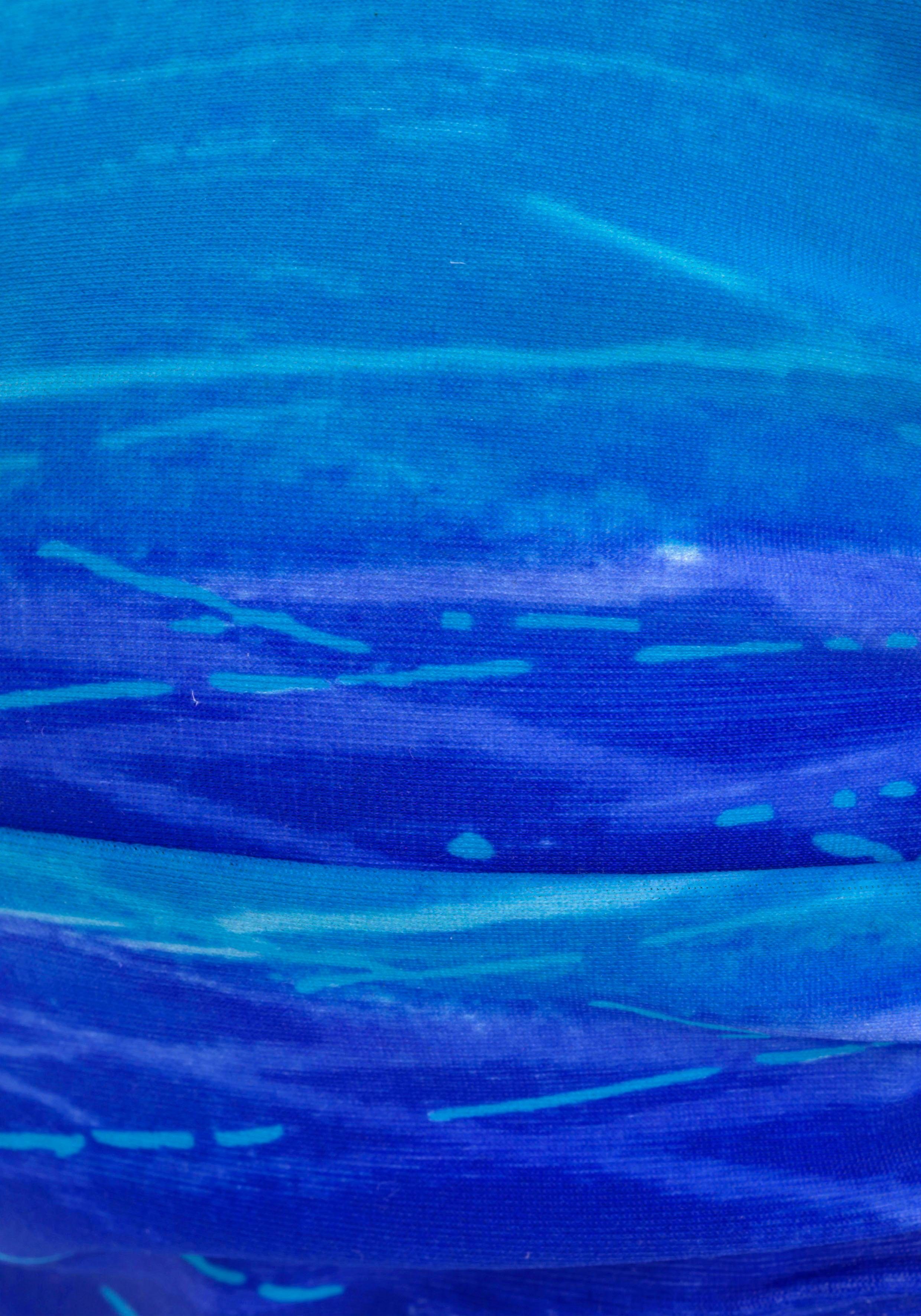 mit Batik-Optik Bügel-Bandeau-Bikini Farbverlauf in blau-bedruckt LASCANA