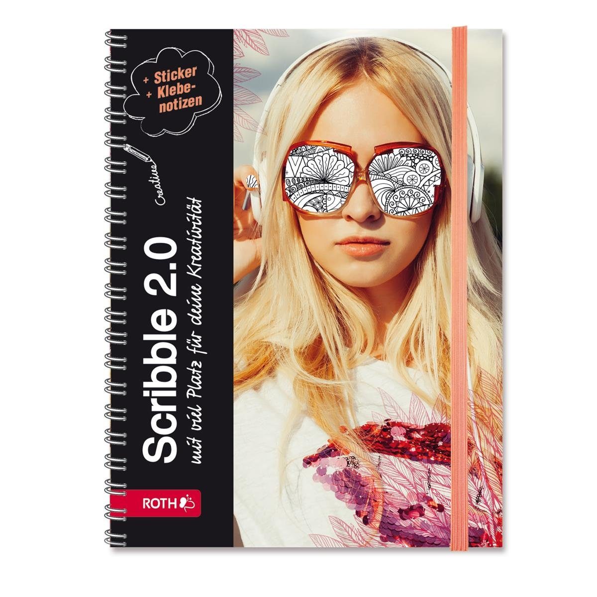 Roth Schulheft Roth Schülerkalender Girl 15,7x21,2cm, Wire-O-Bindung