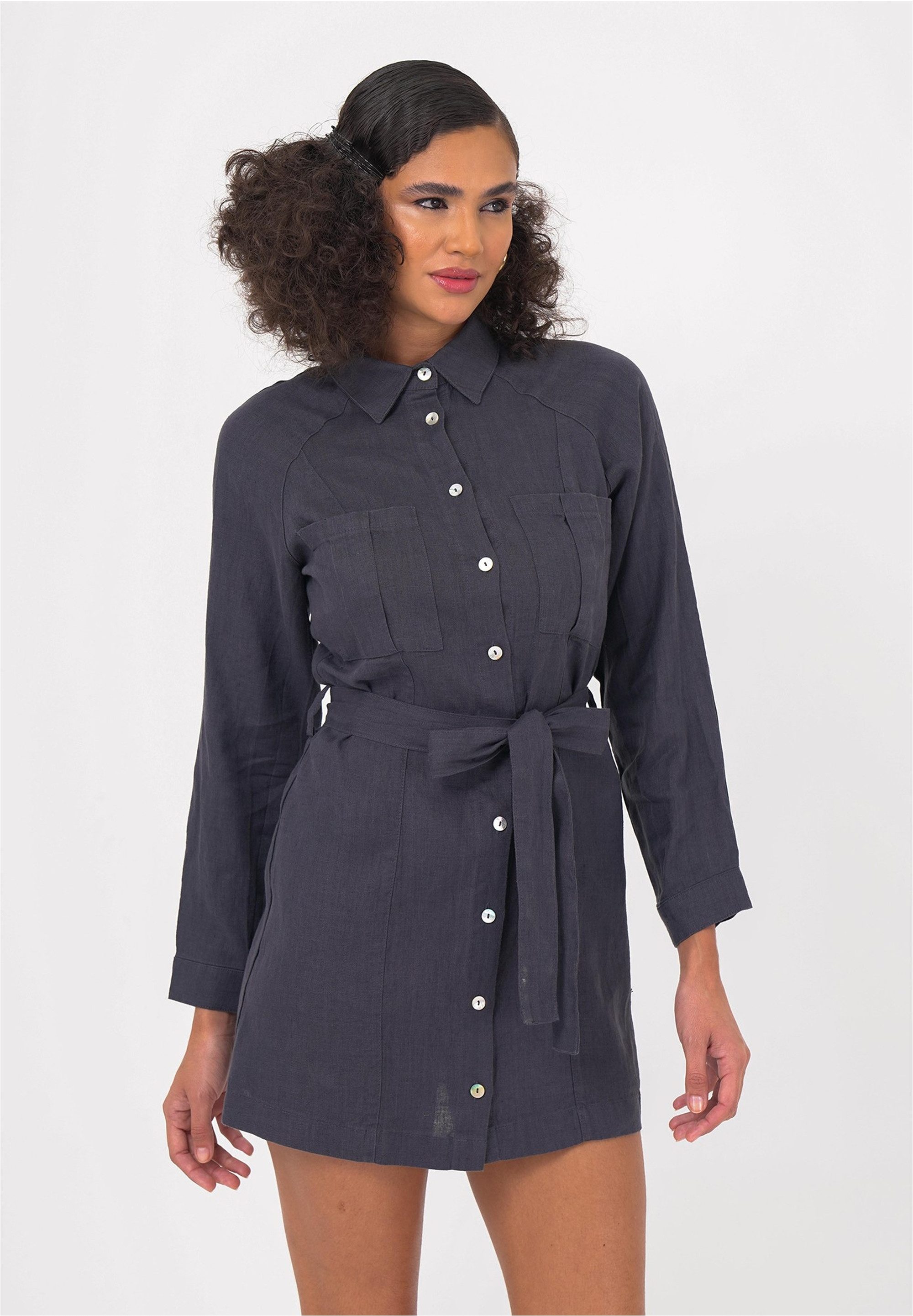 freshlions Jerseykleid Belinda (1-tlg) mit praktischem Bindeband
