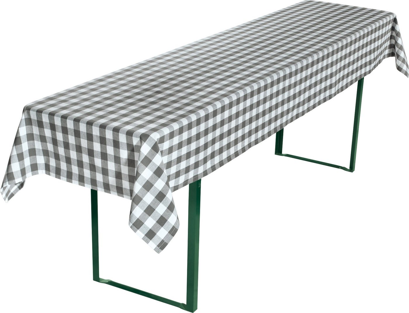 REDBEST Tischdecke Biertisch Tischdecke "Nashville", Baumwolle Karo/Landhaus
