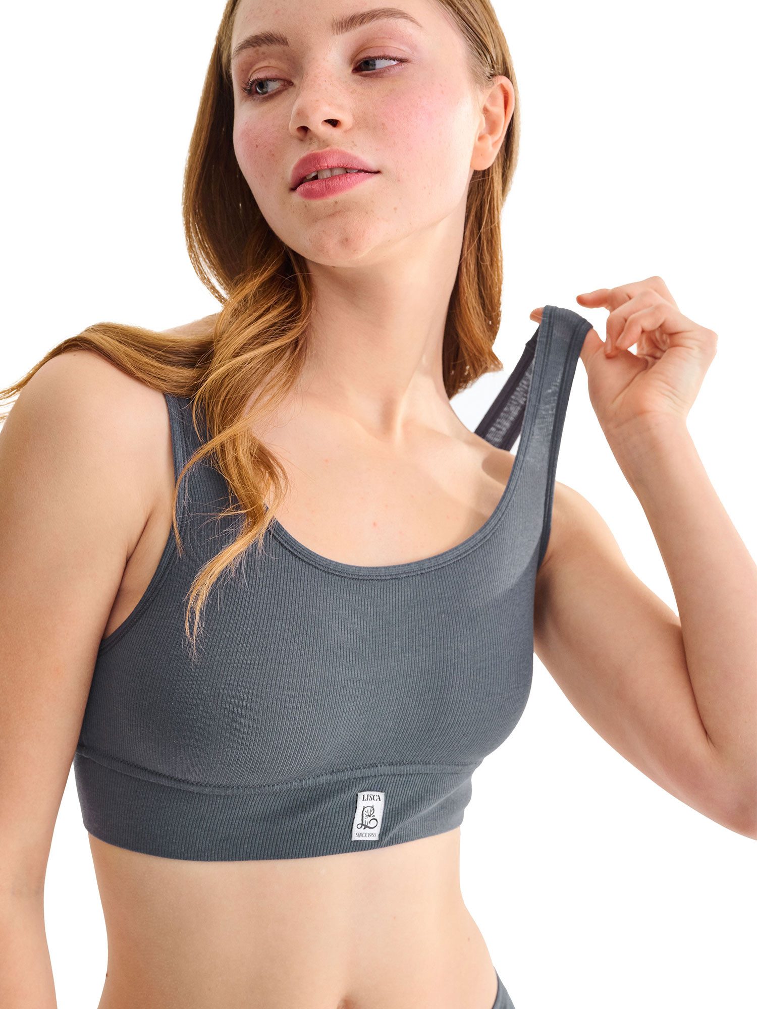 Lisca Bustier 2er Pack BH ohne Bügel - Top (Packung, 2-tlg) ohne Bügel, ohne Schale, breites Unterbrustband