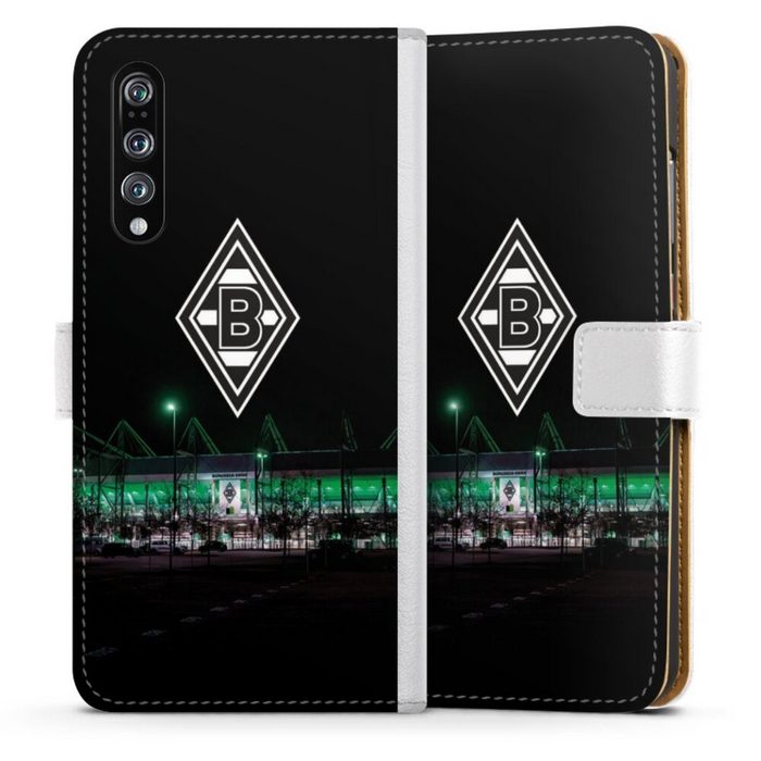 DeinDesign Handyhülle Borussia Mönchengladbach Offizielles Lizenzprodukt Stadion Huawei P20 Pro Hülle Handy Flip Case Wallet Cover Handytasche Leder
