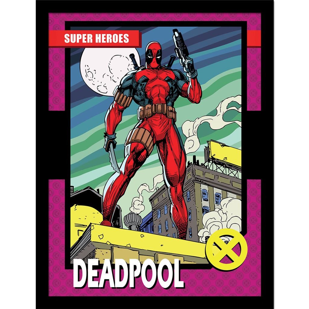 Deadpool Bild mit Rahmen Super Heroes, Kunstdruck Marvel Comics