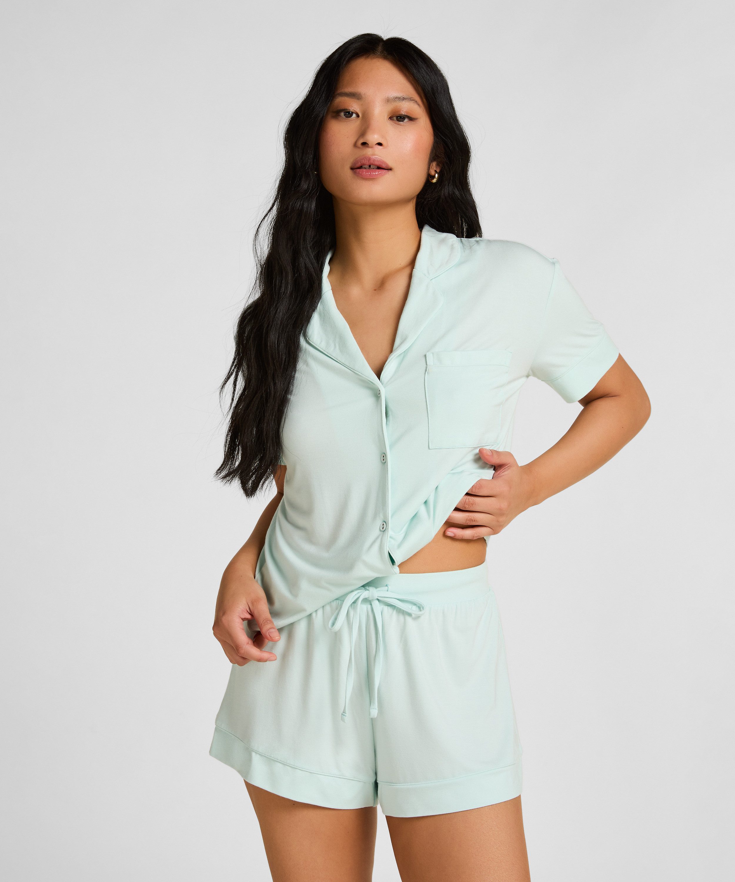 Hunkemöller Pyjama Jersey-Shorts Essential