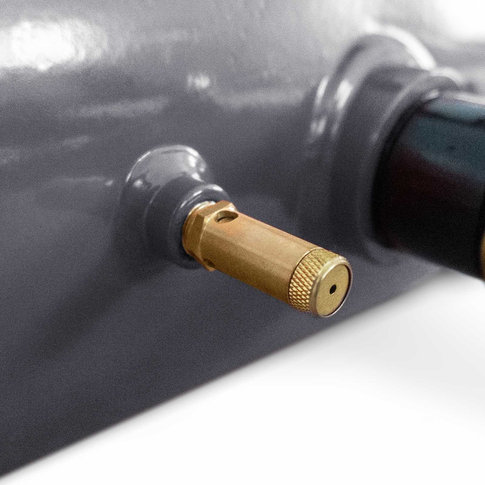 Weber GmbH Reifenmontierhilfe Reifen Booster Weber STD-GT Luftkanone grau Reifenmontage Schockfüller, 20 Liter Tankinhalt, 10 bar, für PKW und LKW