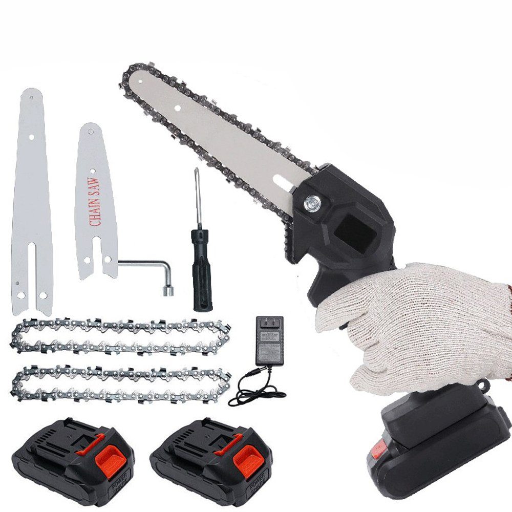 BlingBin AkkuKettensäge 1200W 6 Zoll Elektro Kettensäge Motorsäge