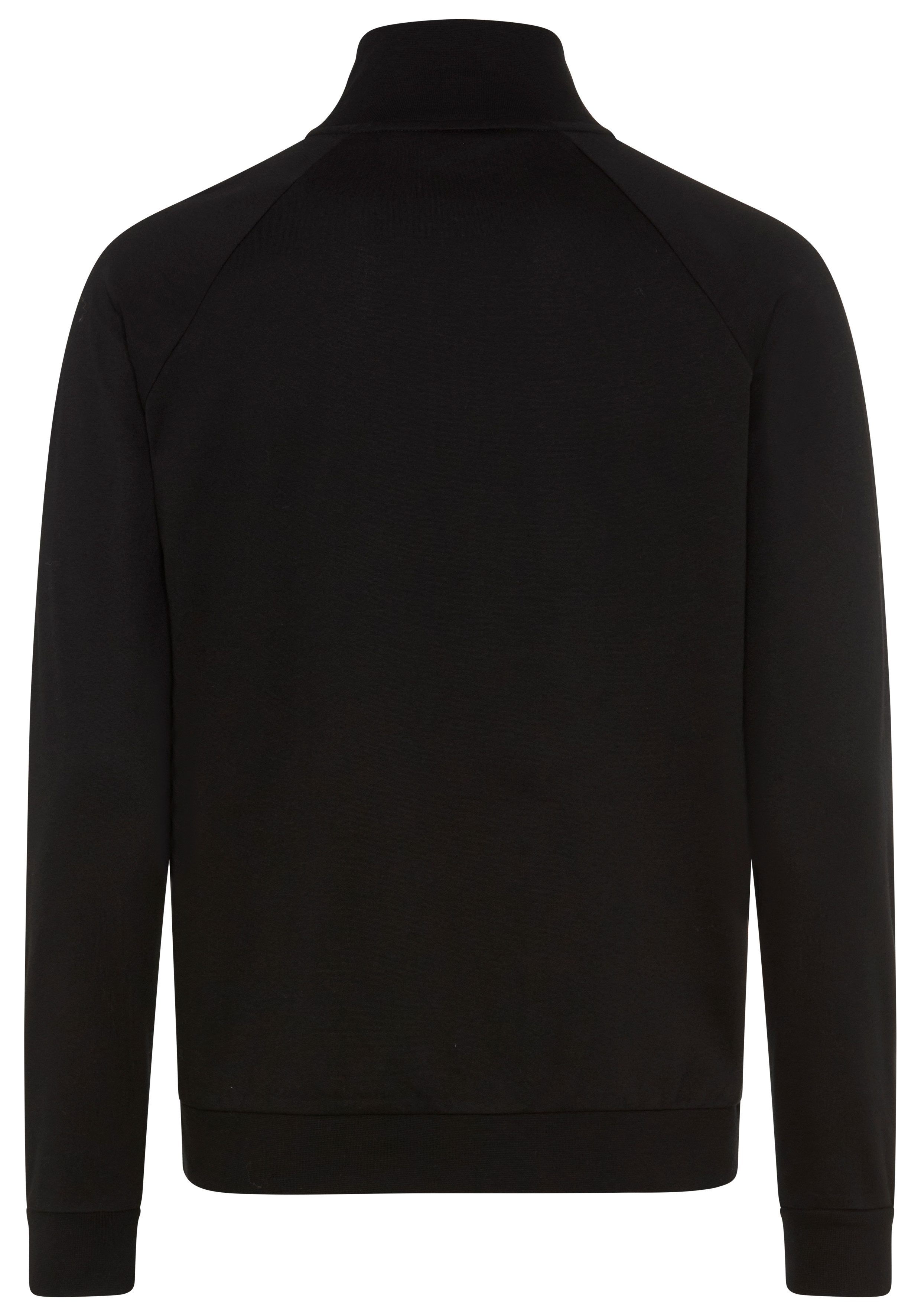 BOSS Sweatjacke Authentic mit Streifen und Logo, regular fit