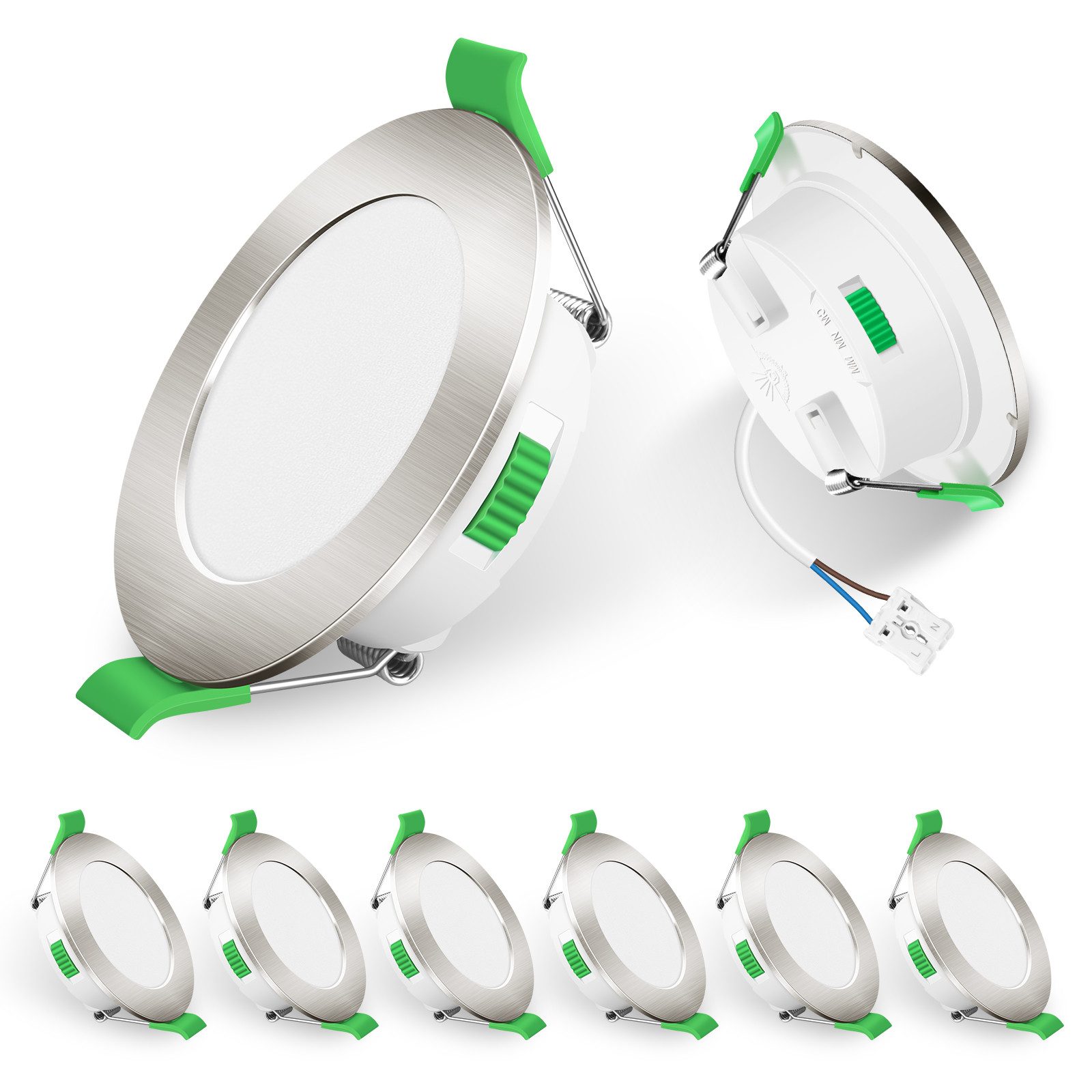 ALUSSO LED Einbaustrahler 6er-Set, Decken Leuchte, günstig online kaufen
