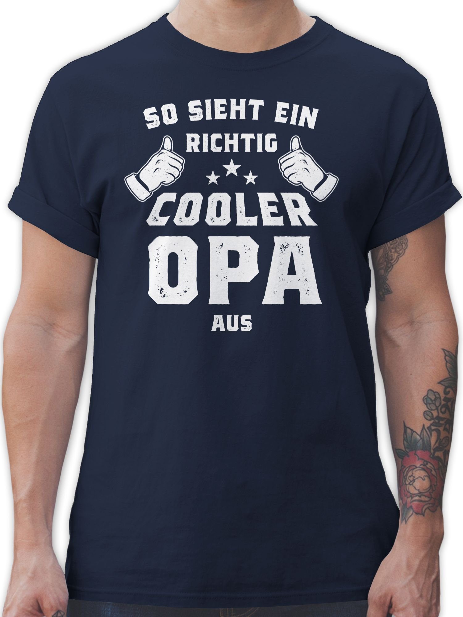 T-Shirt So sieht ein richtig cooler Opa aus