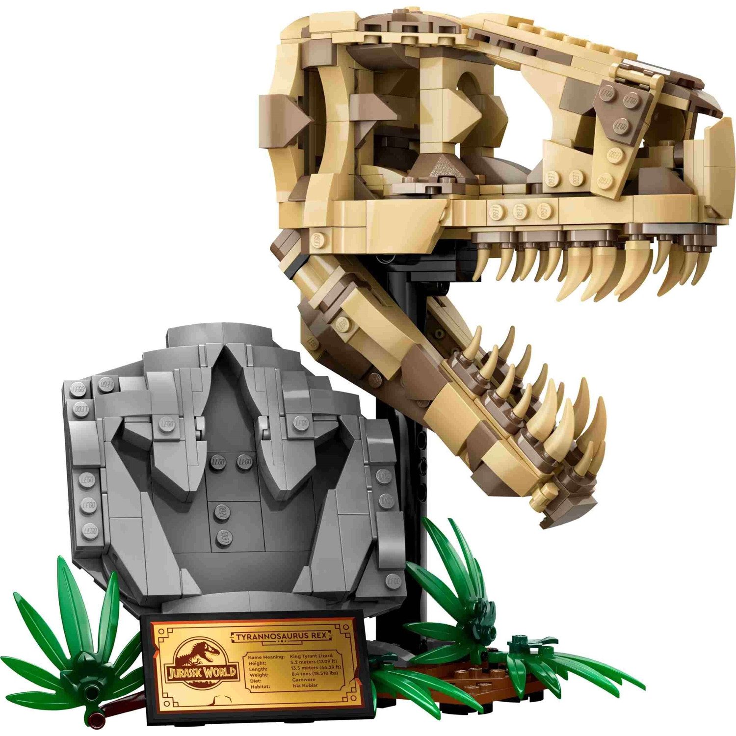LEGO® 76964 Dinosaurier Fossilien T-Rex Kopf Konstruktionsspielsteine günstig online kaufen