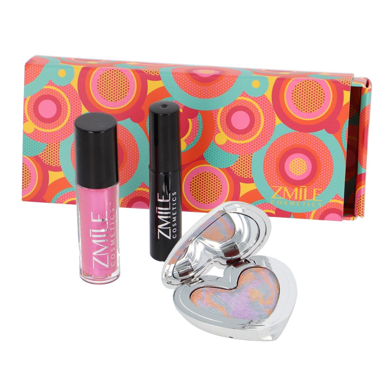ZMILE COSMETICS Schmink-Set Pop Art Circles - vegane Kosmetik, 3-tlg.