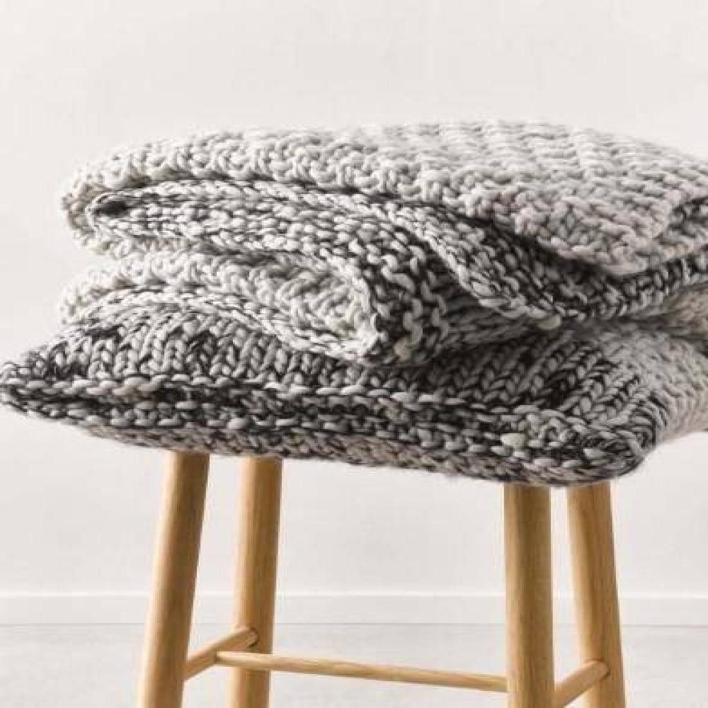 Plaid Maiku Warm Charcoal, Marc O'Polo Home