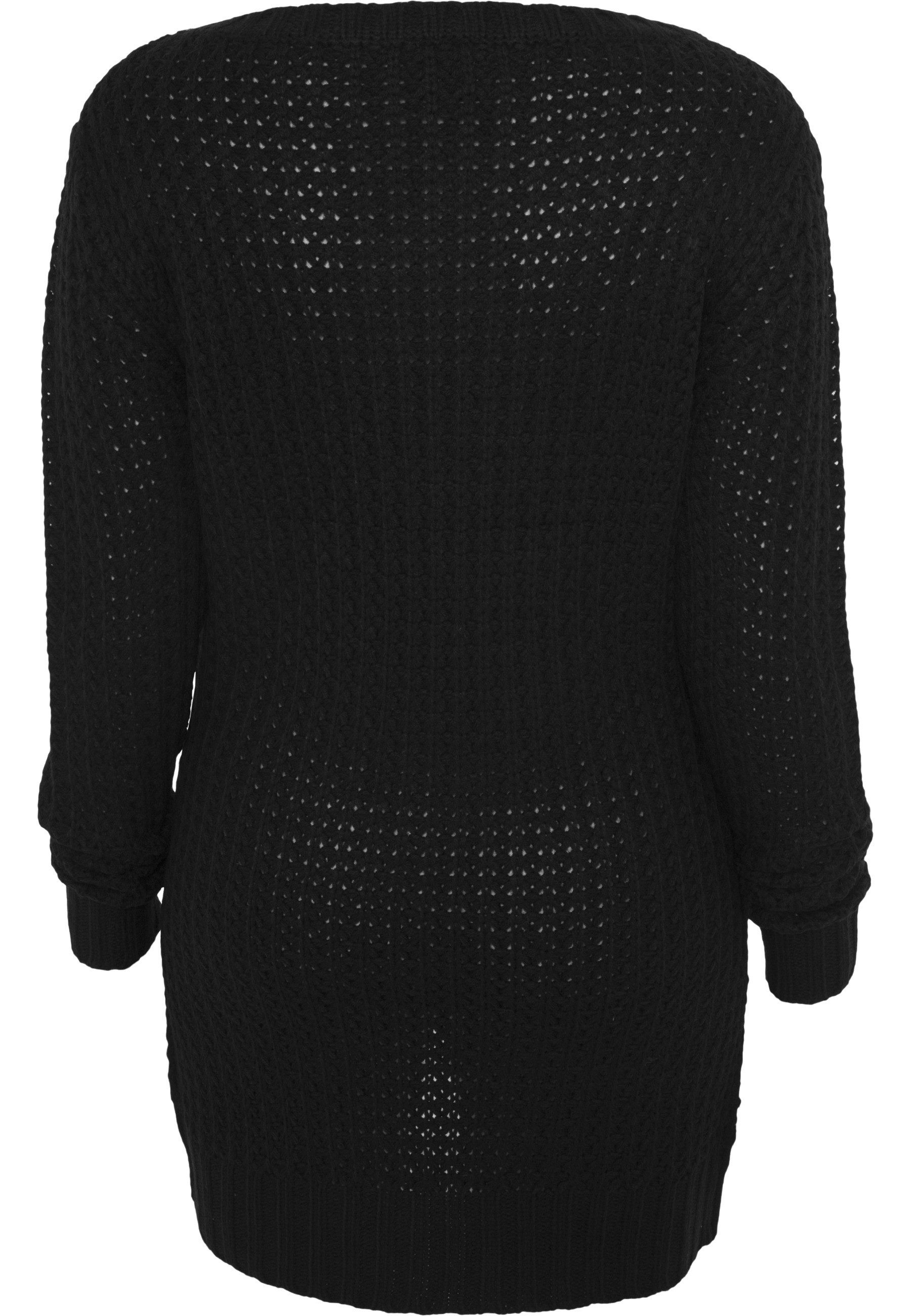 URBAN CLASSICS Sweatshirt Urban Classics Damen Ladies Long Wideneck Sweater (1-tlg)