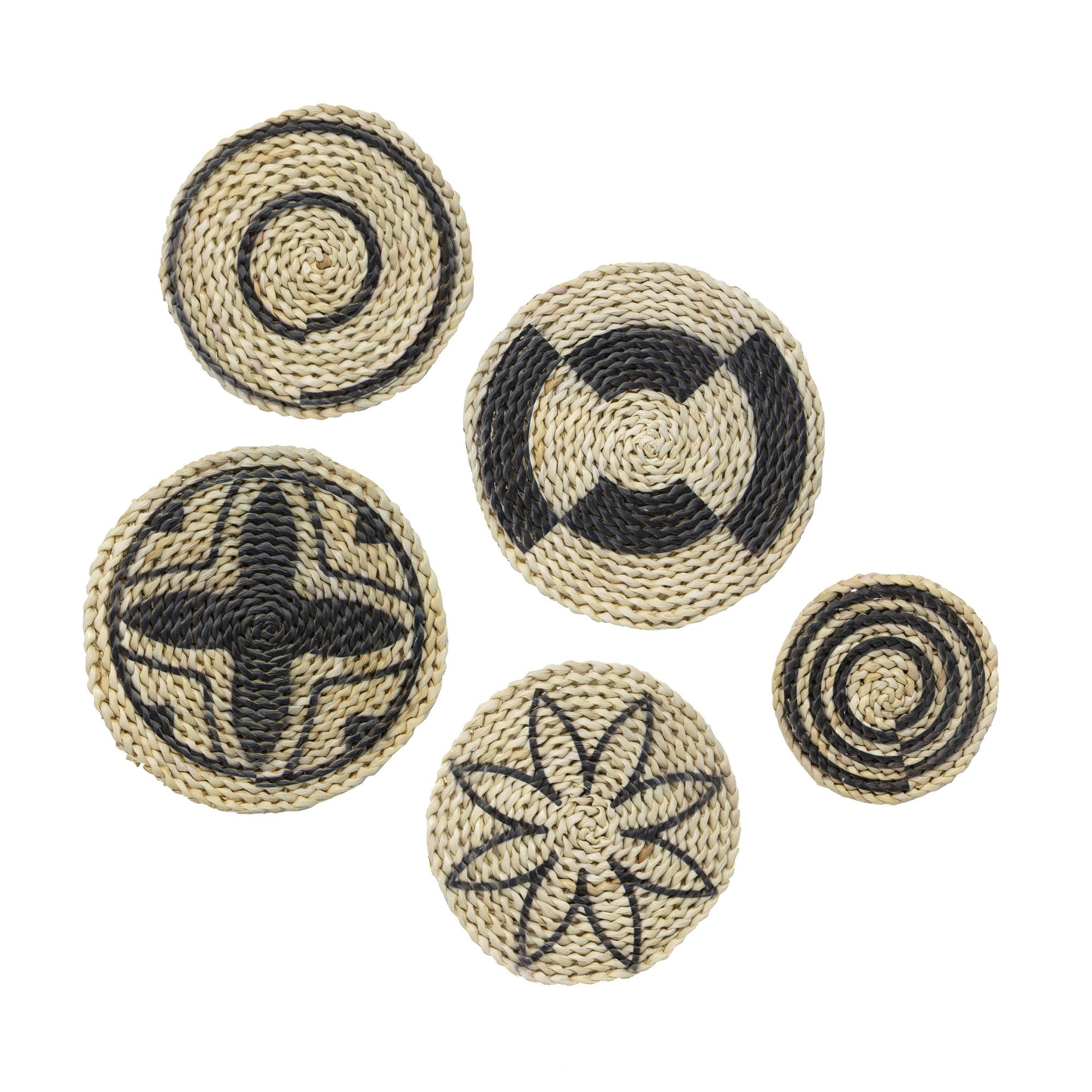 Art for the home Wandbild Rotan, Art, Portrait (Set, 1 St), Wandbild ration Rattan SET 5-Teilig