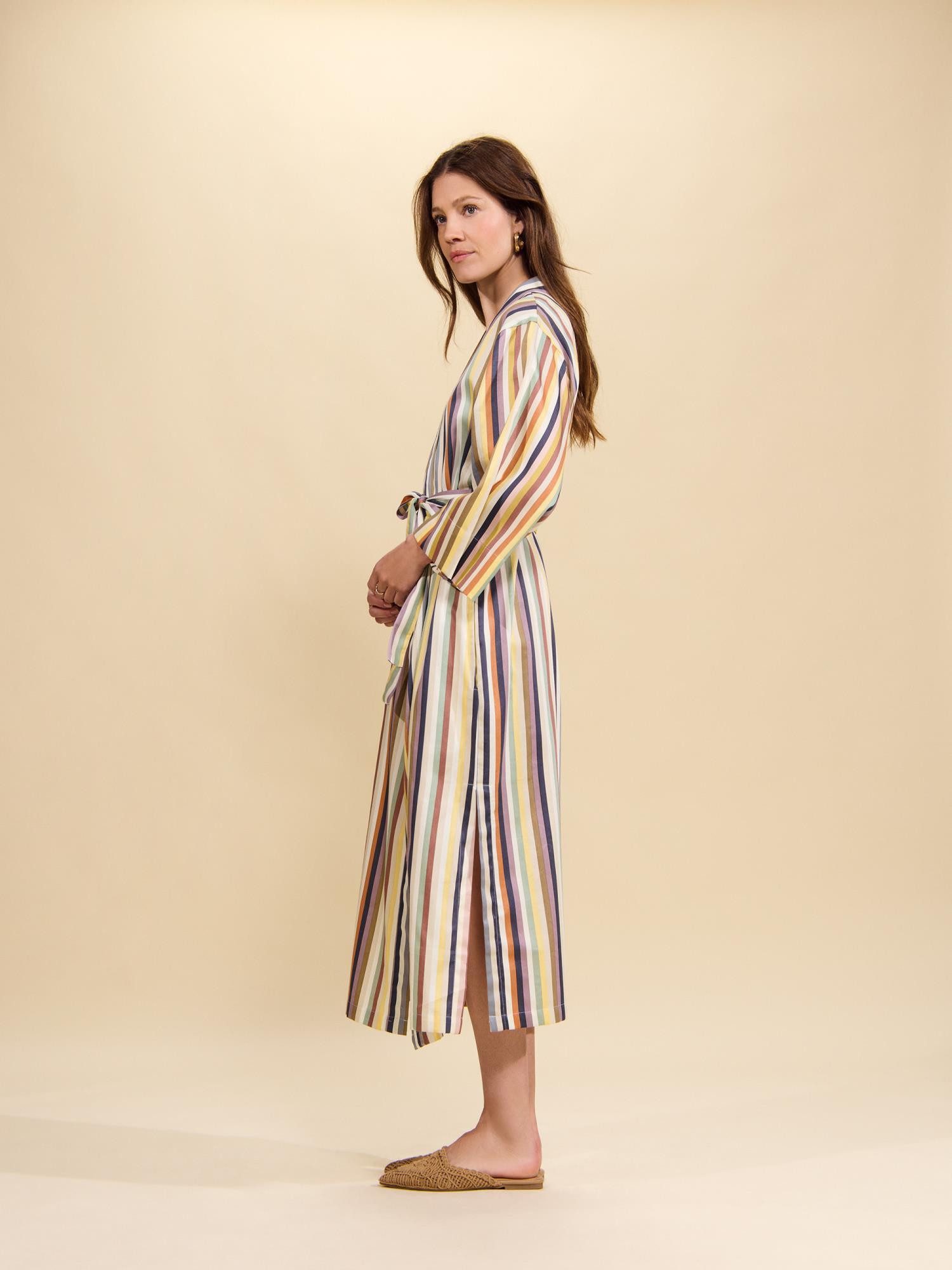 Essenza Kimono Ilona Donna, Ilona Donna, Baumwolle, Kimono-Kragen, Gürtel, Ilona Donna