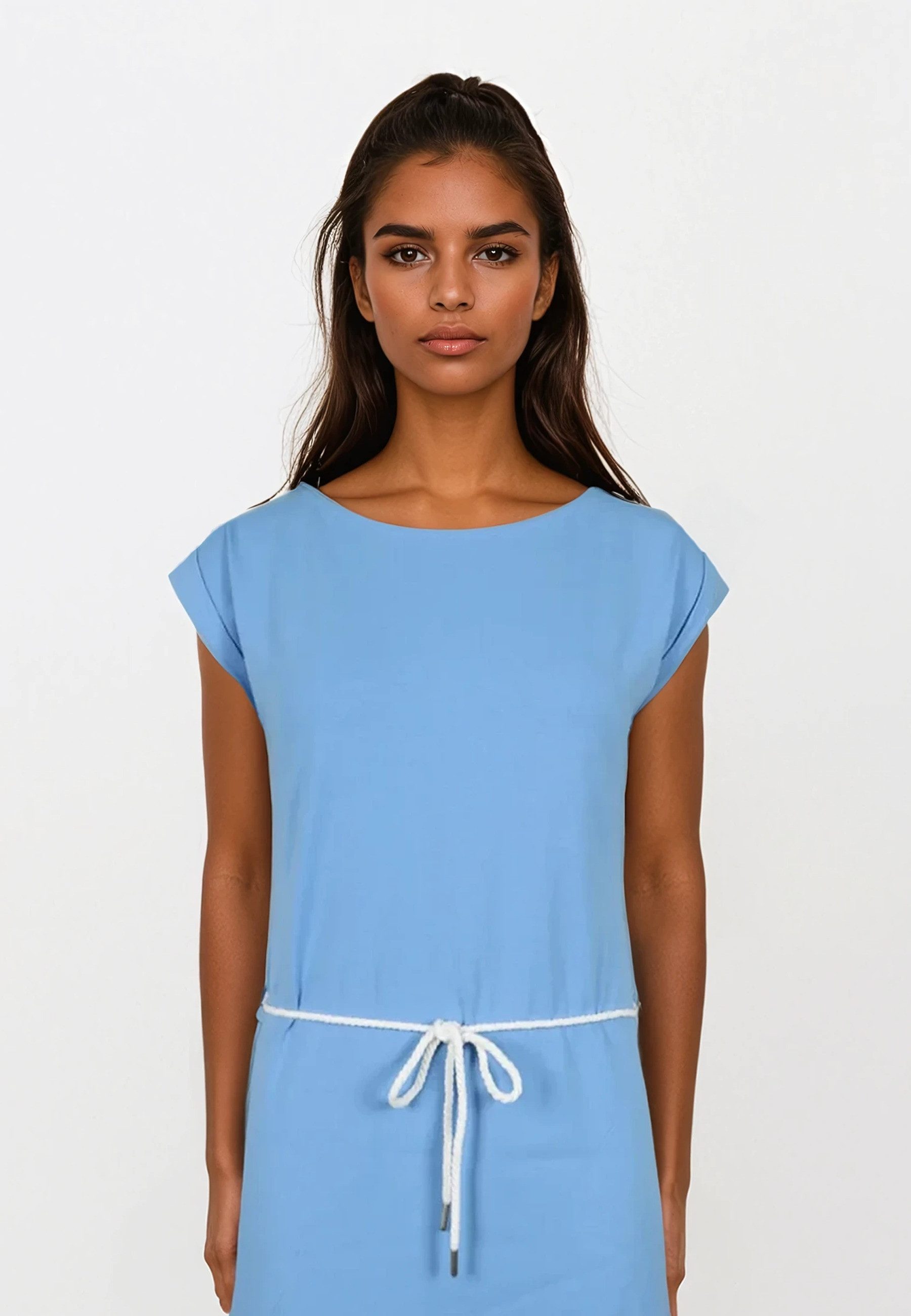 salzhaut Minikleid USSELIG - UNI Damen Leicht tailliert salzhaut – nordisch frisch, lässig und frech für jeden Tag!
