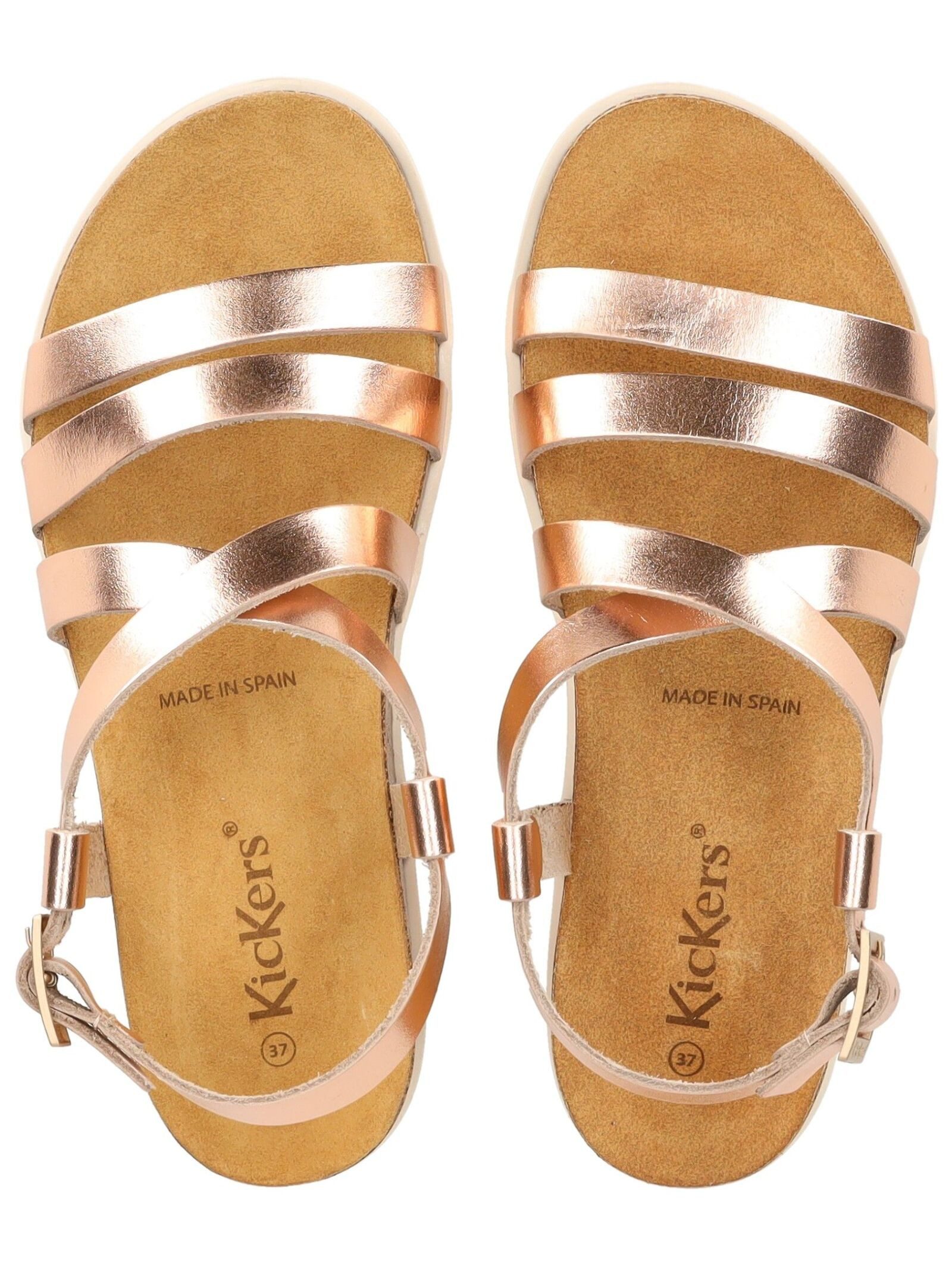 Kickers Sandalen Leder . Riemchensandalette