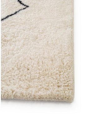 Wollteppich Berber, benuta, rechteckig, Höhe: 31 mm, 100% Wolle, handgetuftet, Berber, Hygge & Cozy, Wohnzimmer